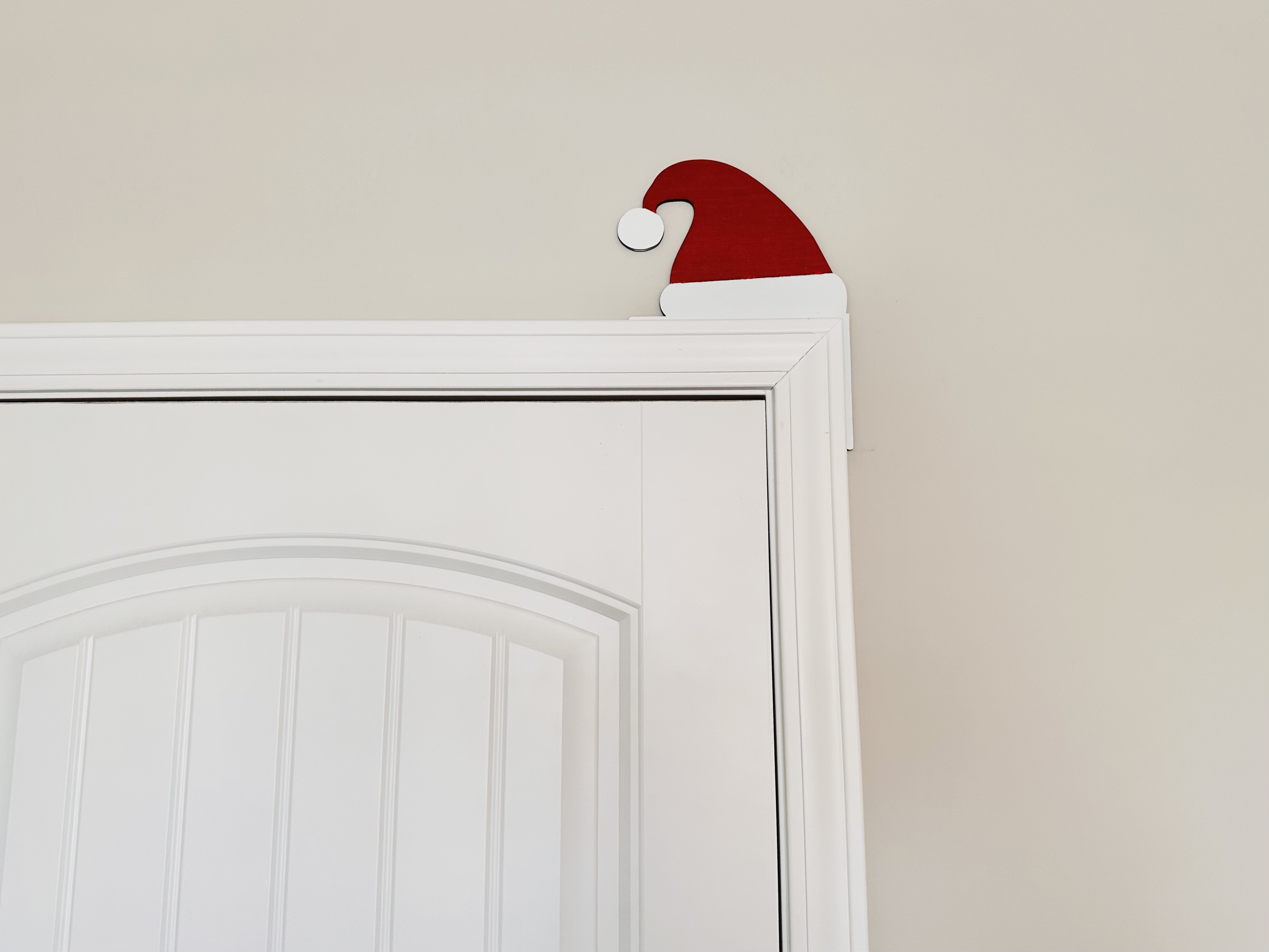 Corner Door Display - Santa Hat