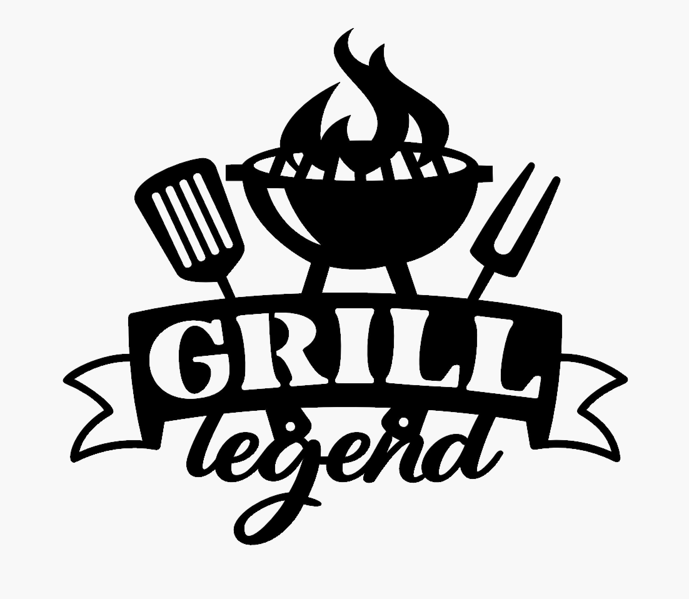 BBQ Wall Sign - Grill Legend