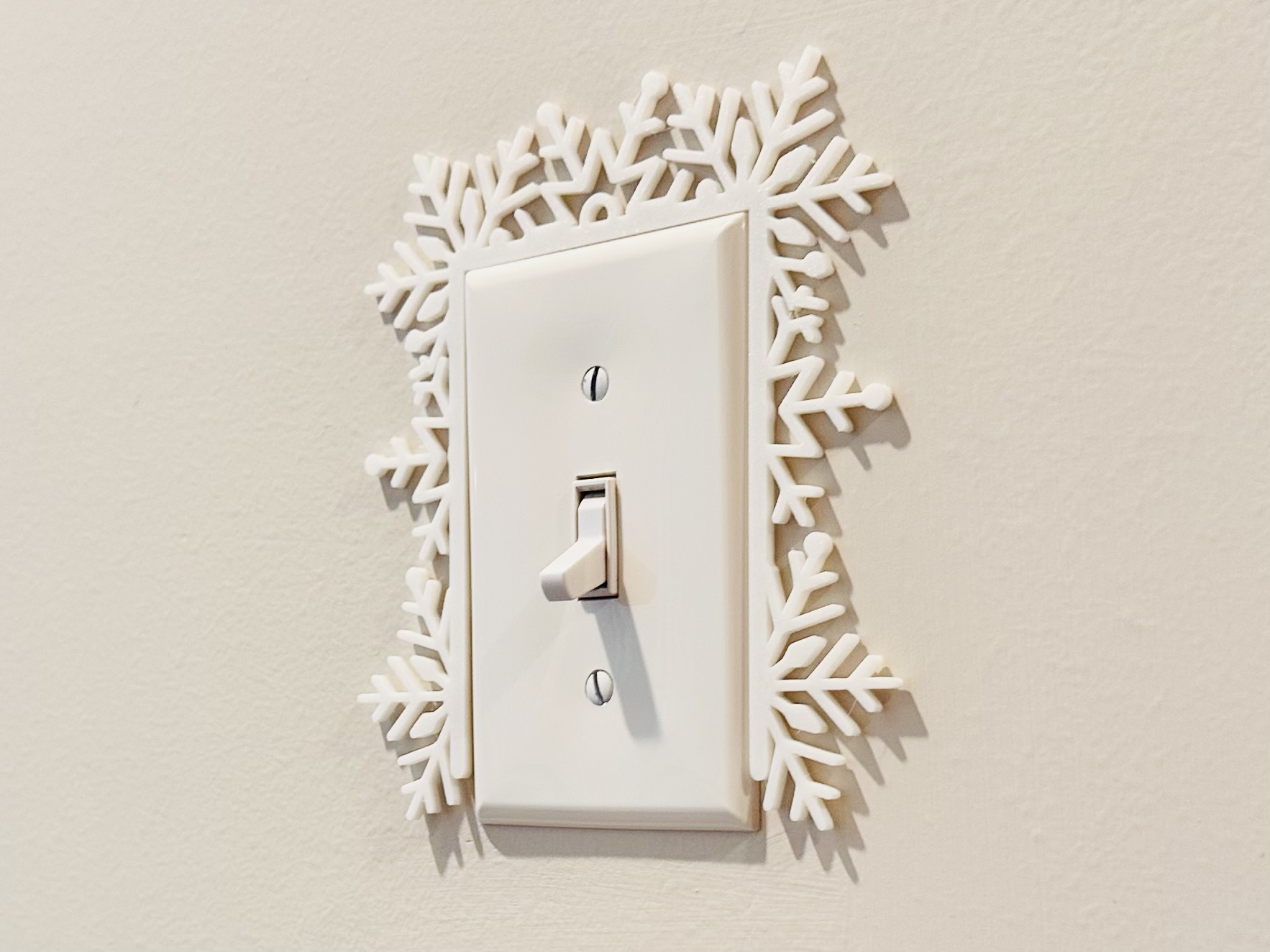 Light Switch Display - Snowflakes