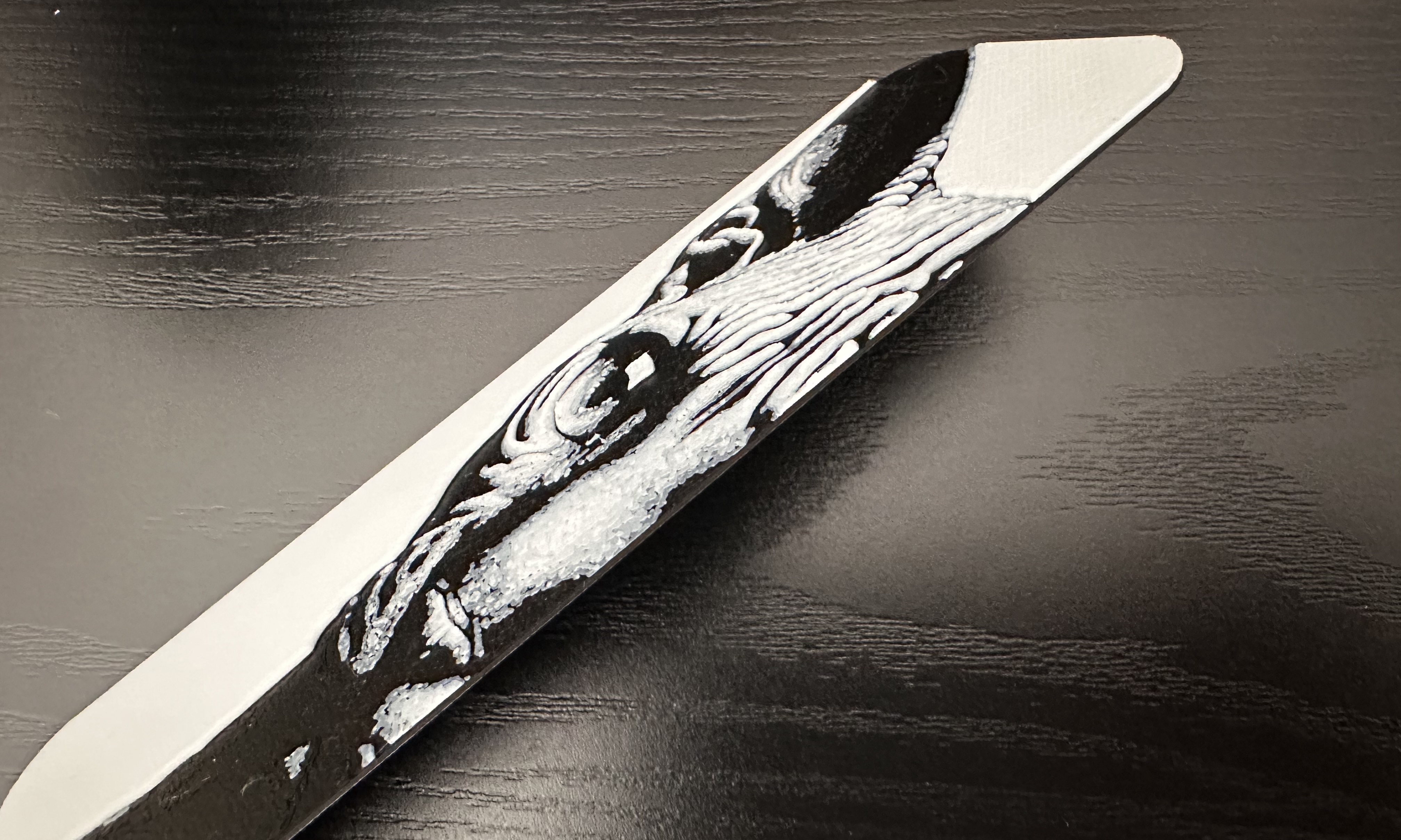 3D Printed Bookmark - Sphynx Cat