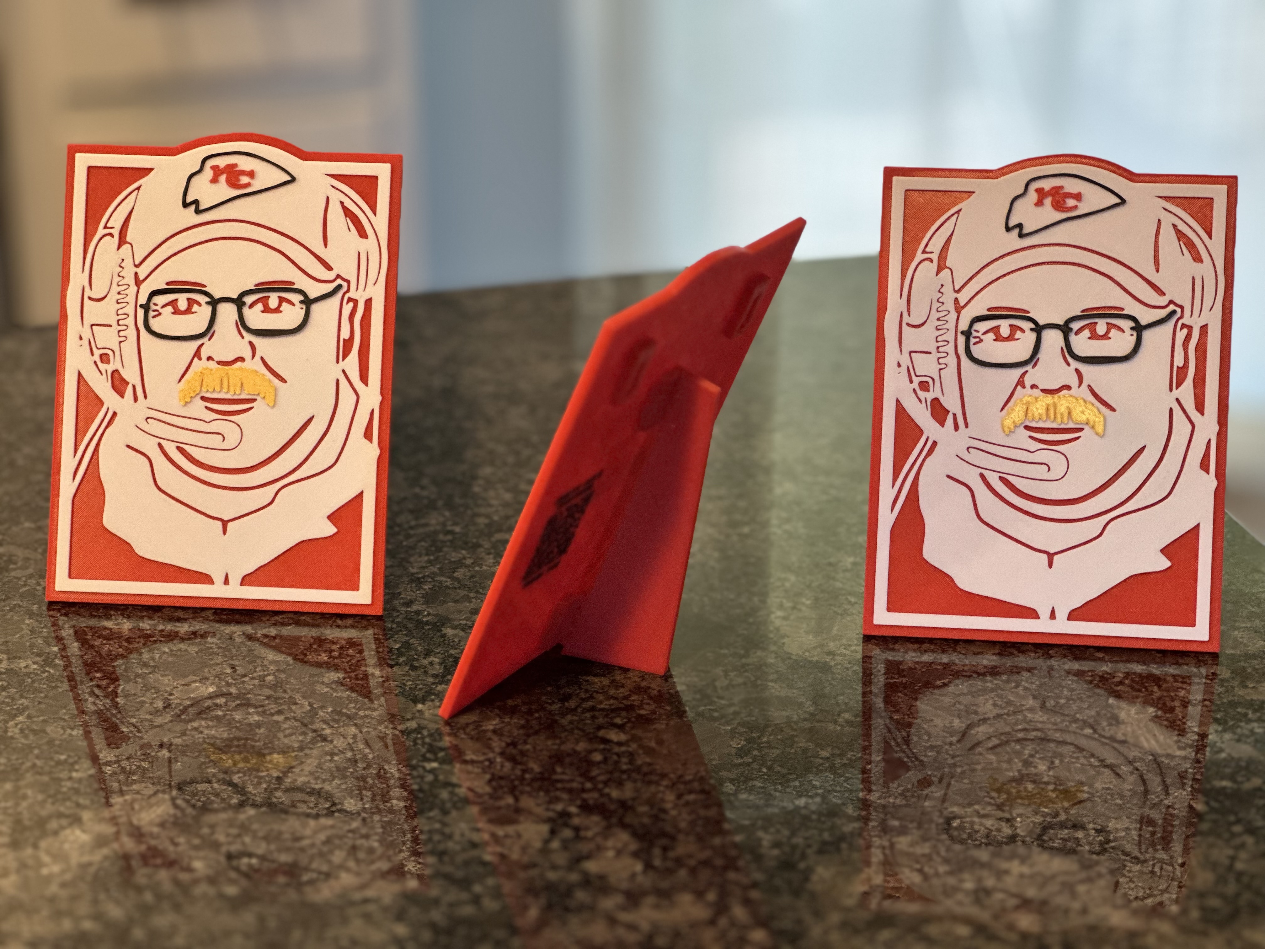 3D Printed Sports Sign - Andy Reid