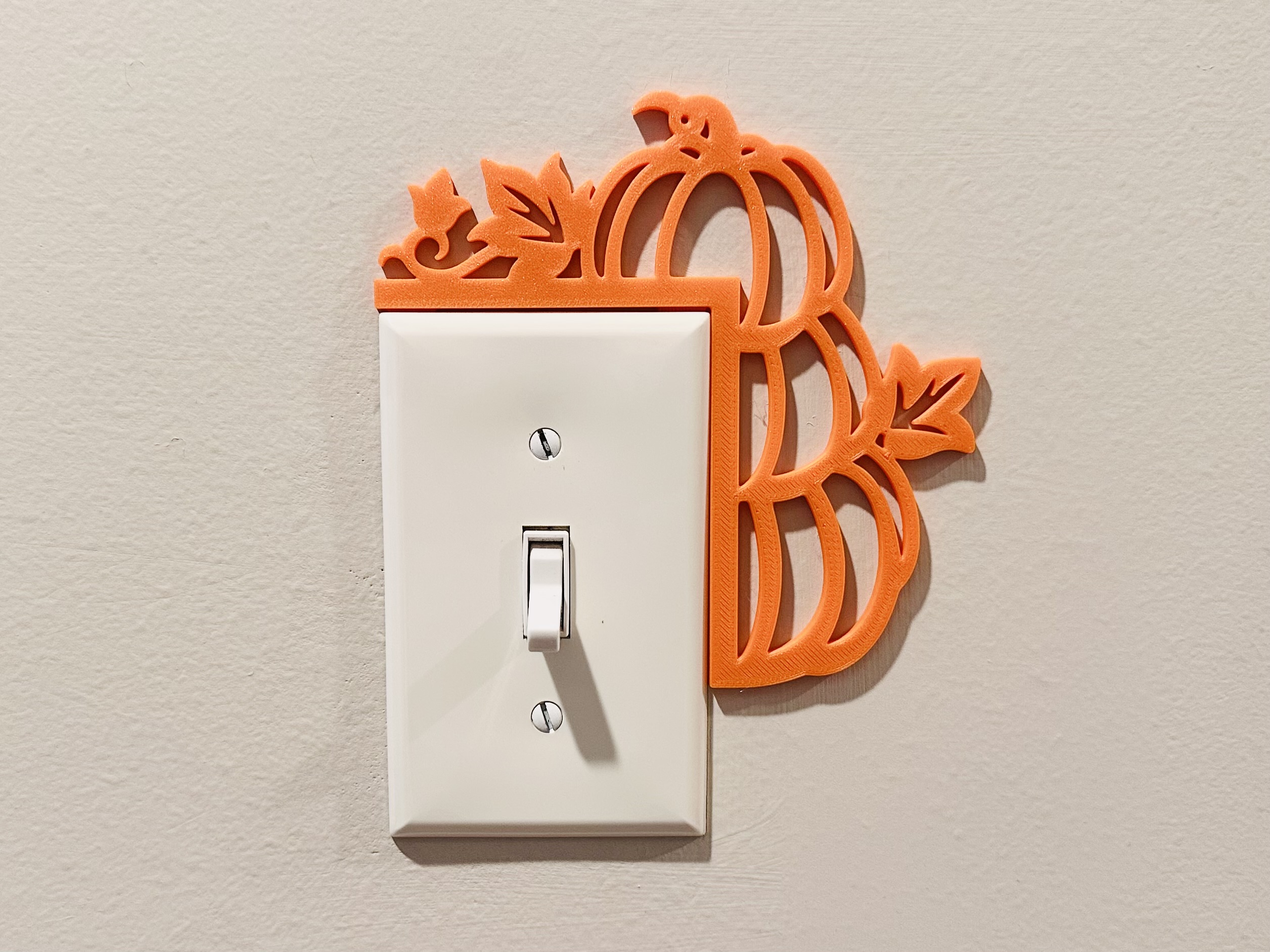 Light Switch Display - Fall Pumpkins