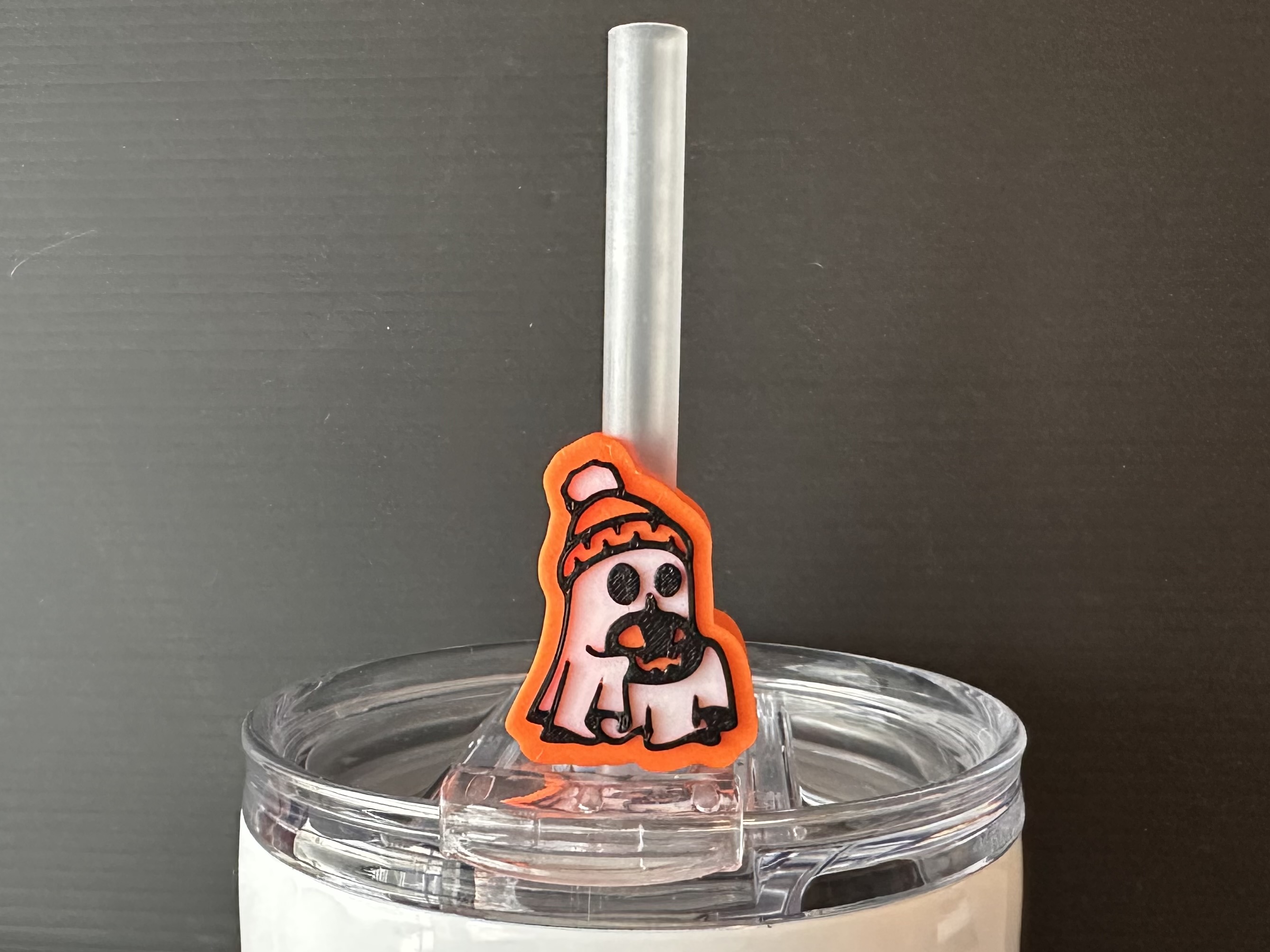 Straw Topper - Ghost