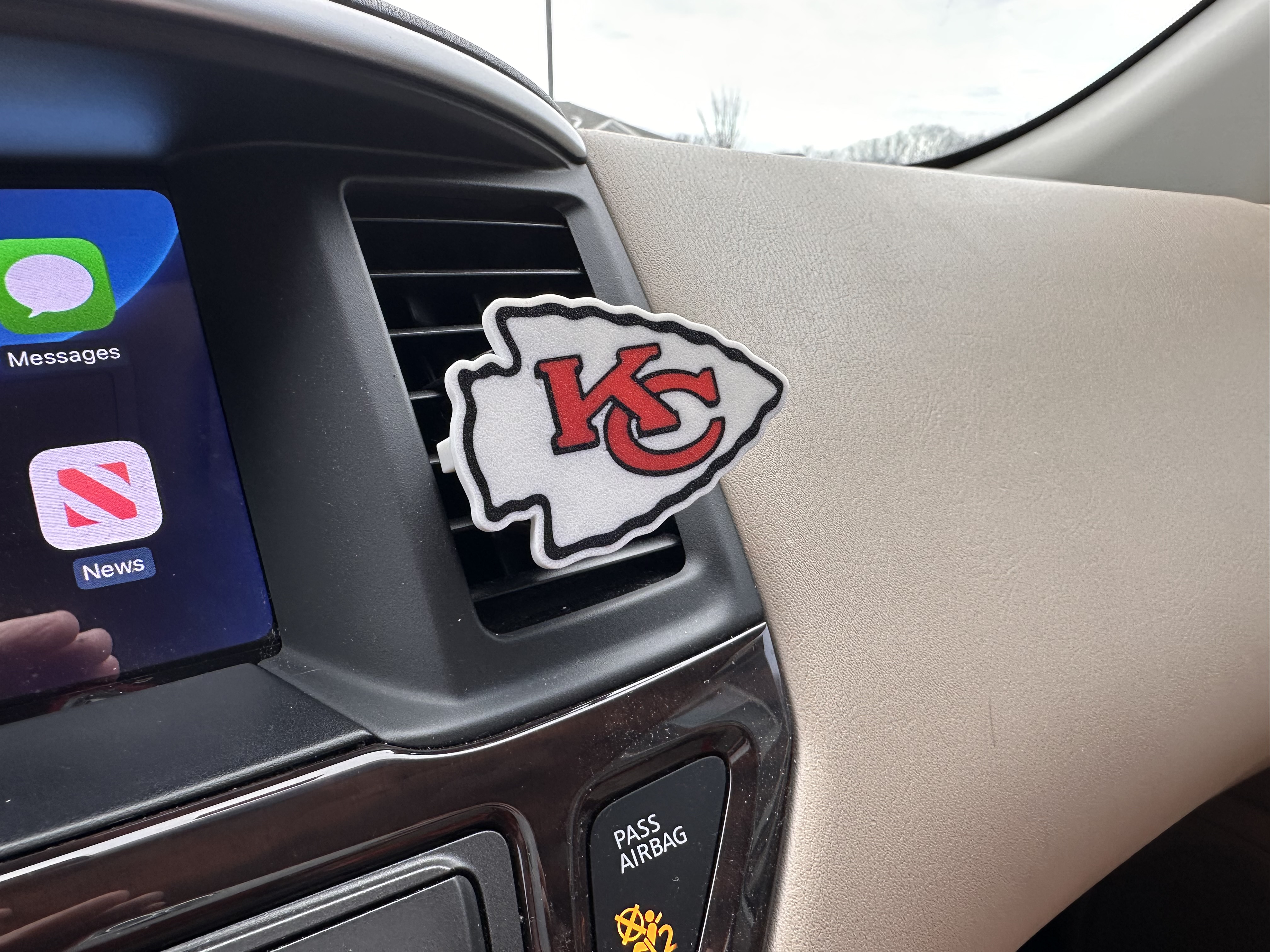 Febreze Car Clip-On - KC Chiefs Arrowhead 