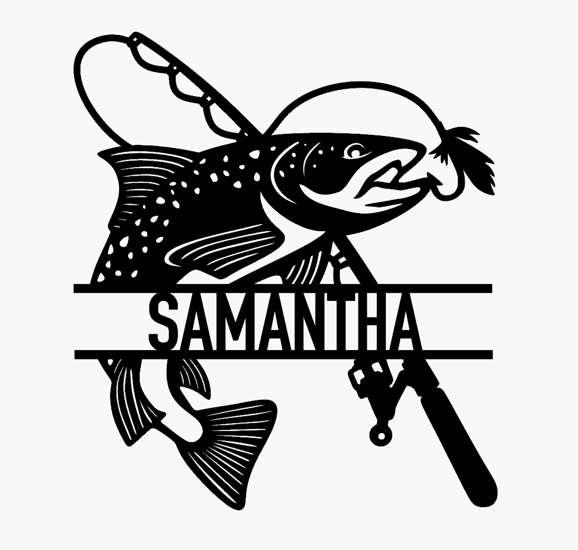 Personalized Wall Sign - Fly Fishing