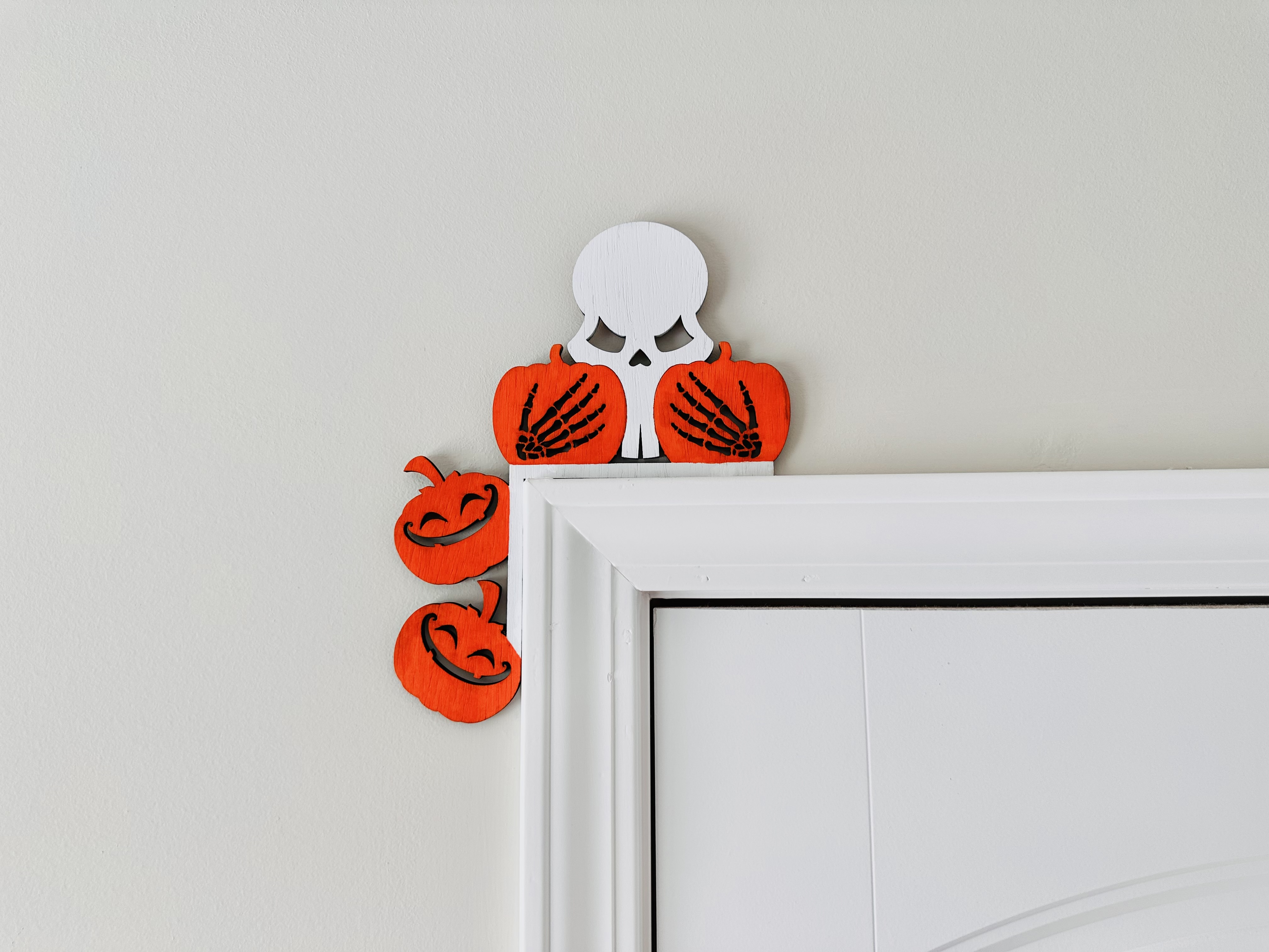 Corner Door Display - Pumpkins