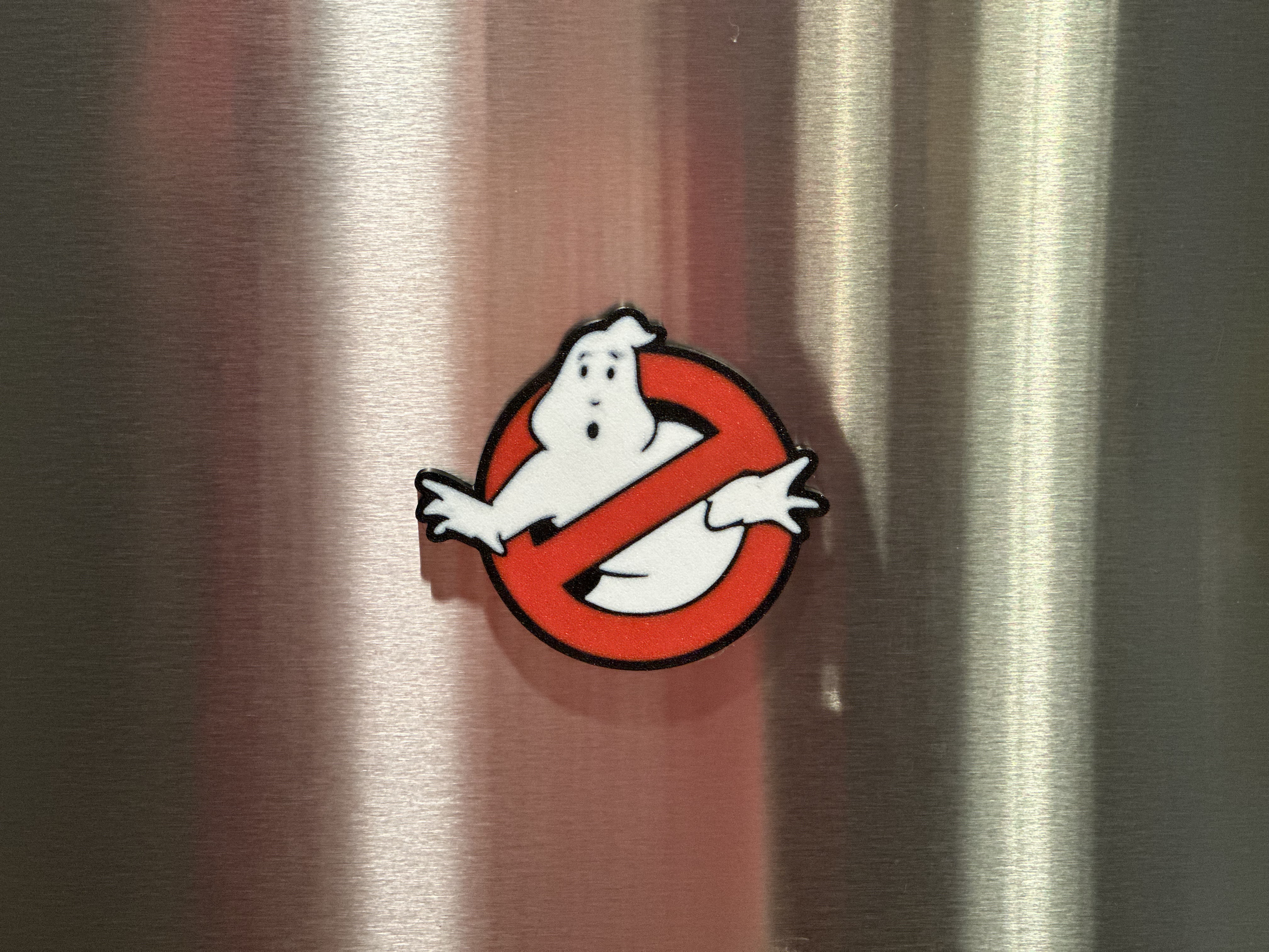 3D Printed Magnet - Ghostbusters Logo