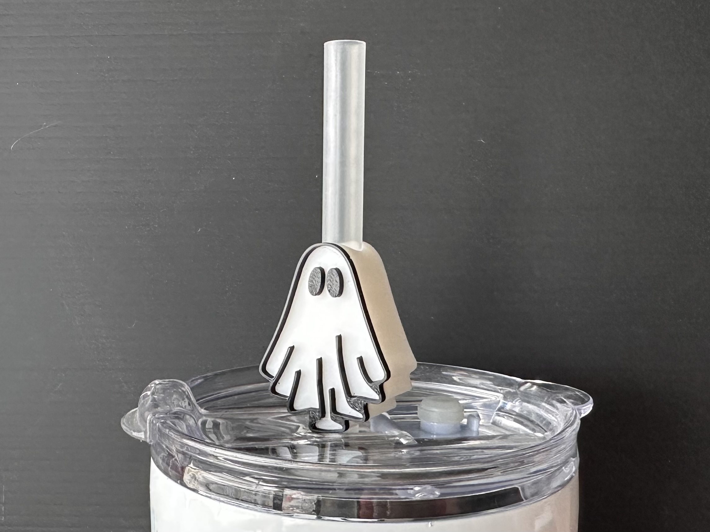 Straw Topper - Ghost