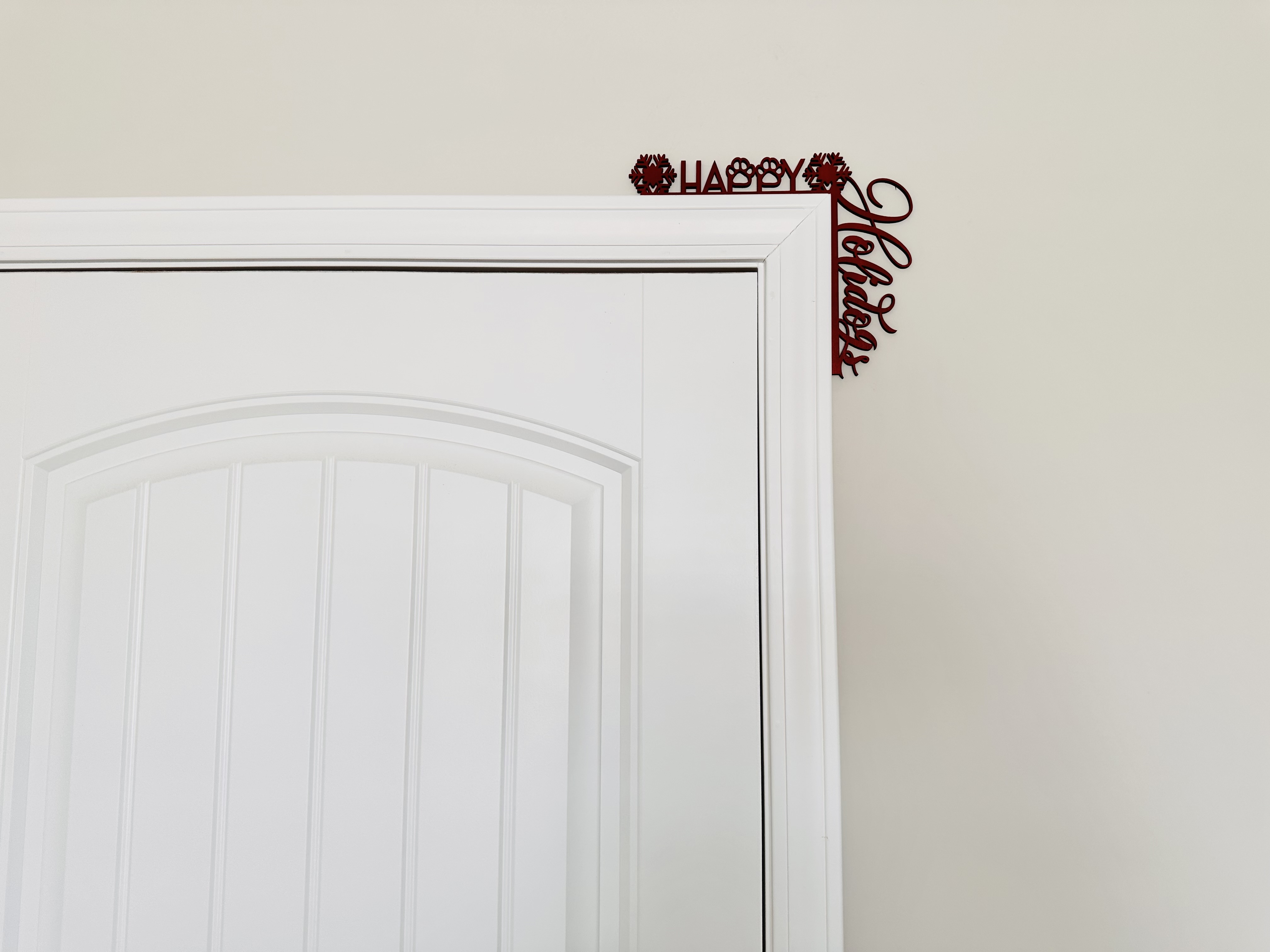Corner Door Display - Happy Holidays