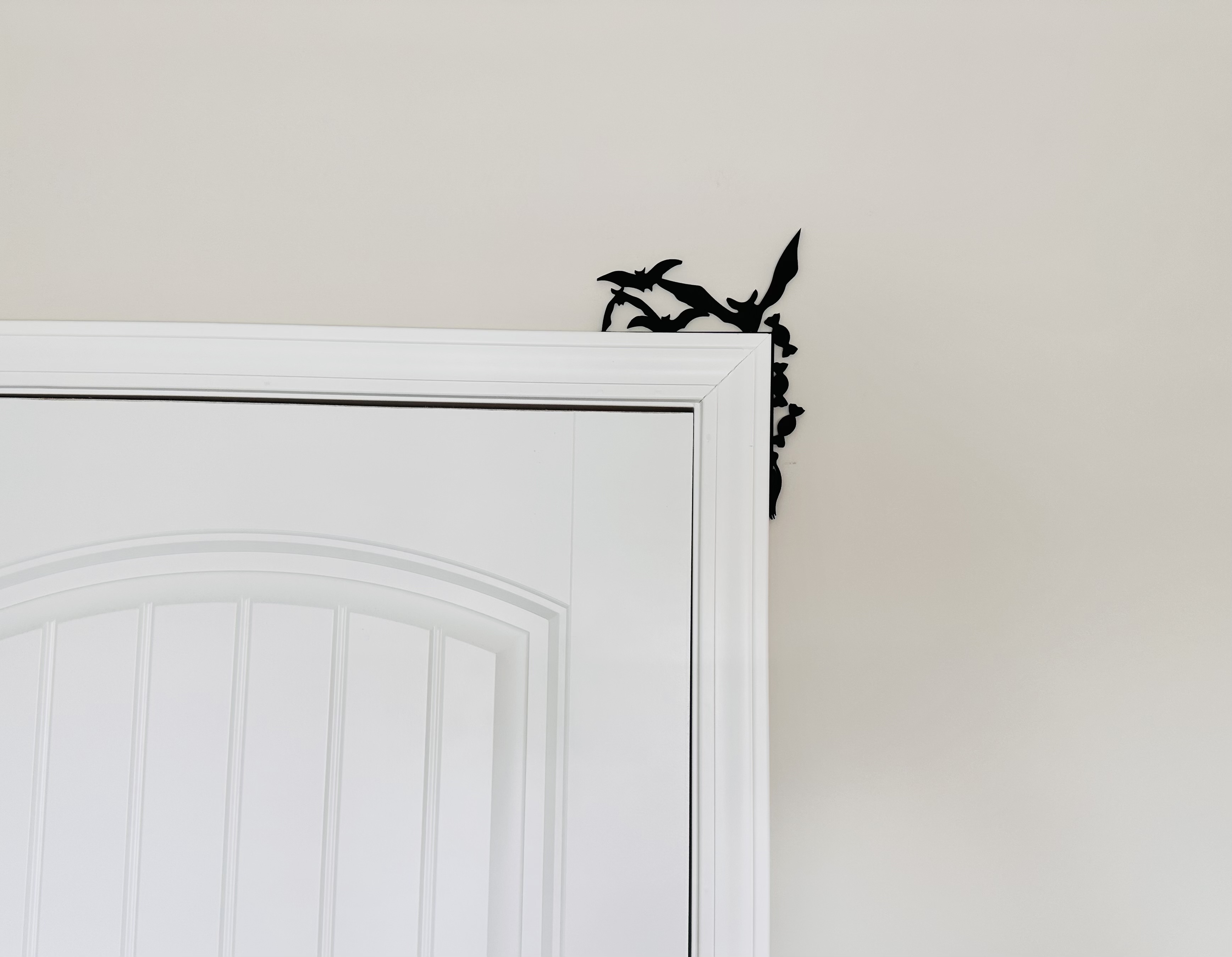 Corner Door Display - Bats Silhouette