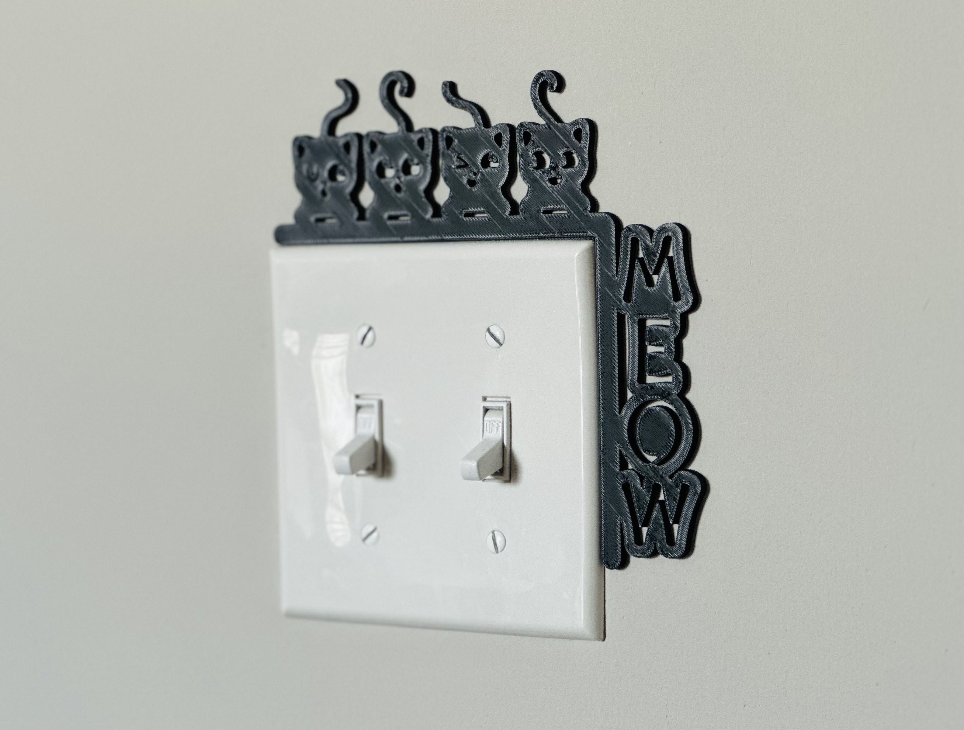 Light Switch Display - Cats