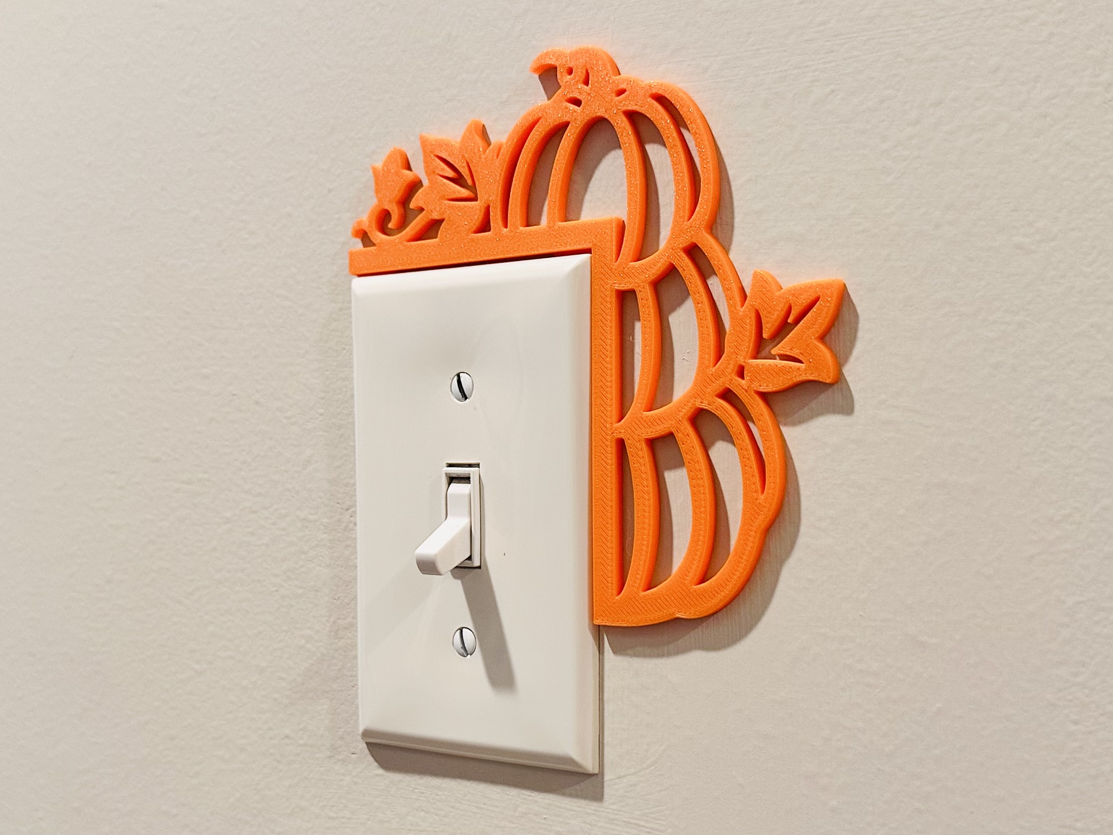 Light Switch Display - Fall Pumpkins