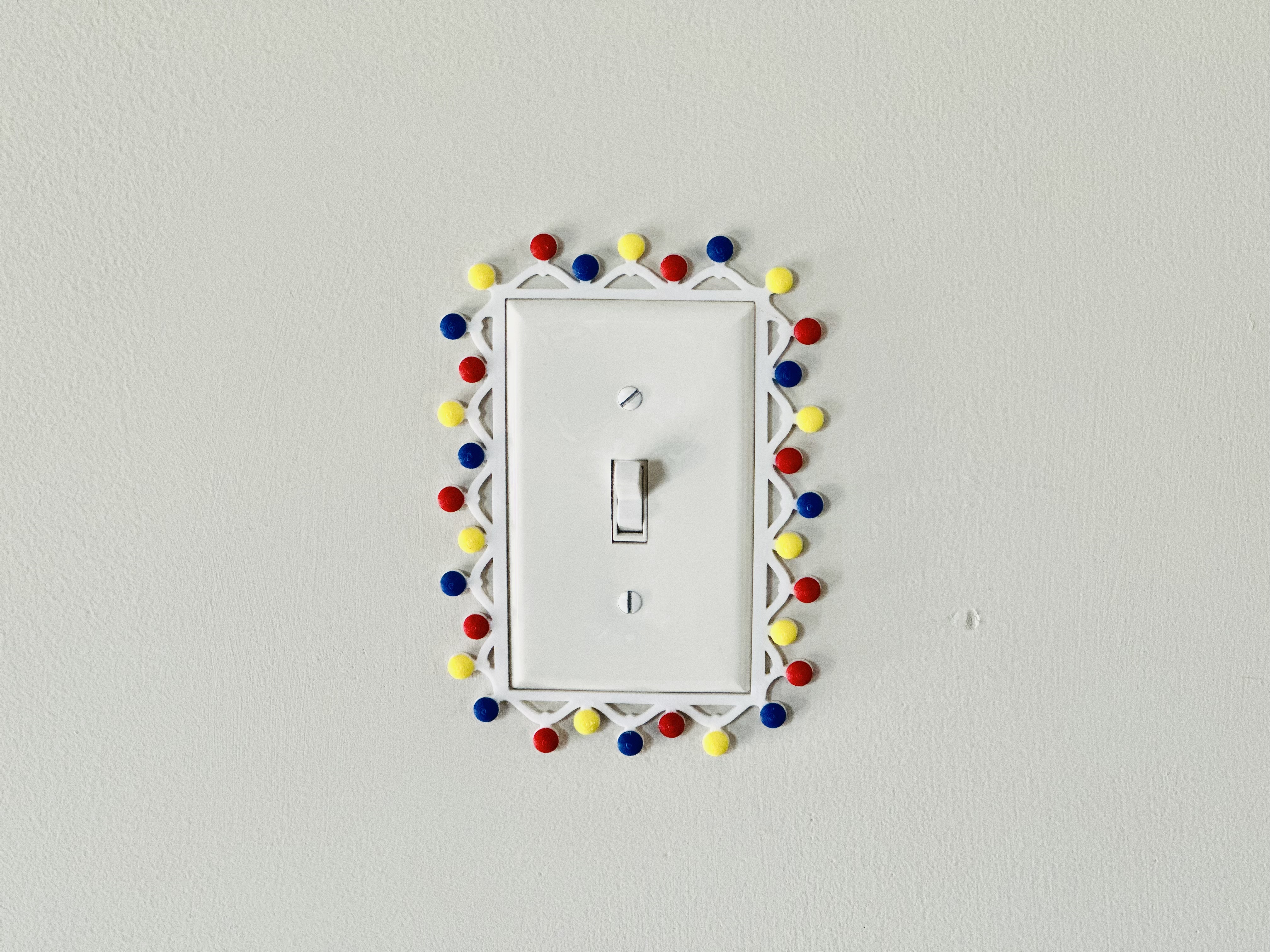 Light Switch Display - Christmas Lights