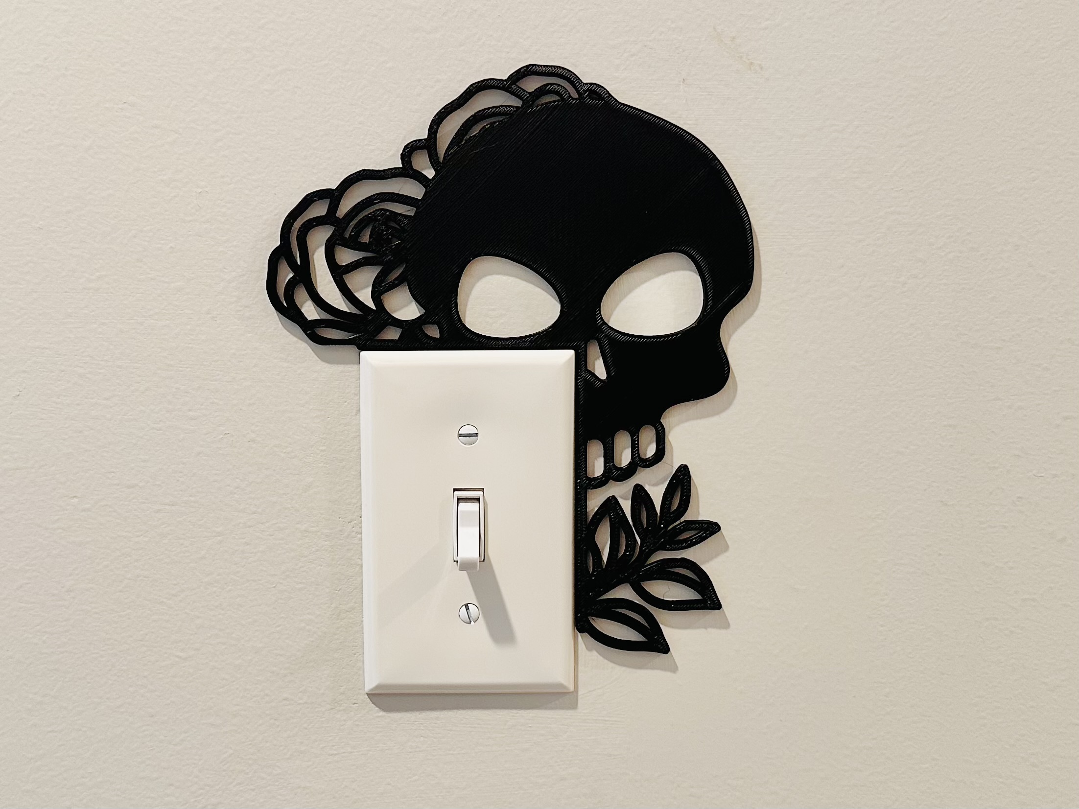 Light Switch Display - Halloween Skull