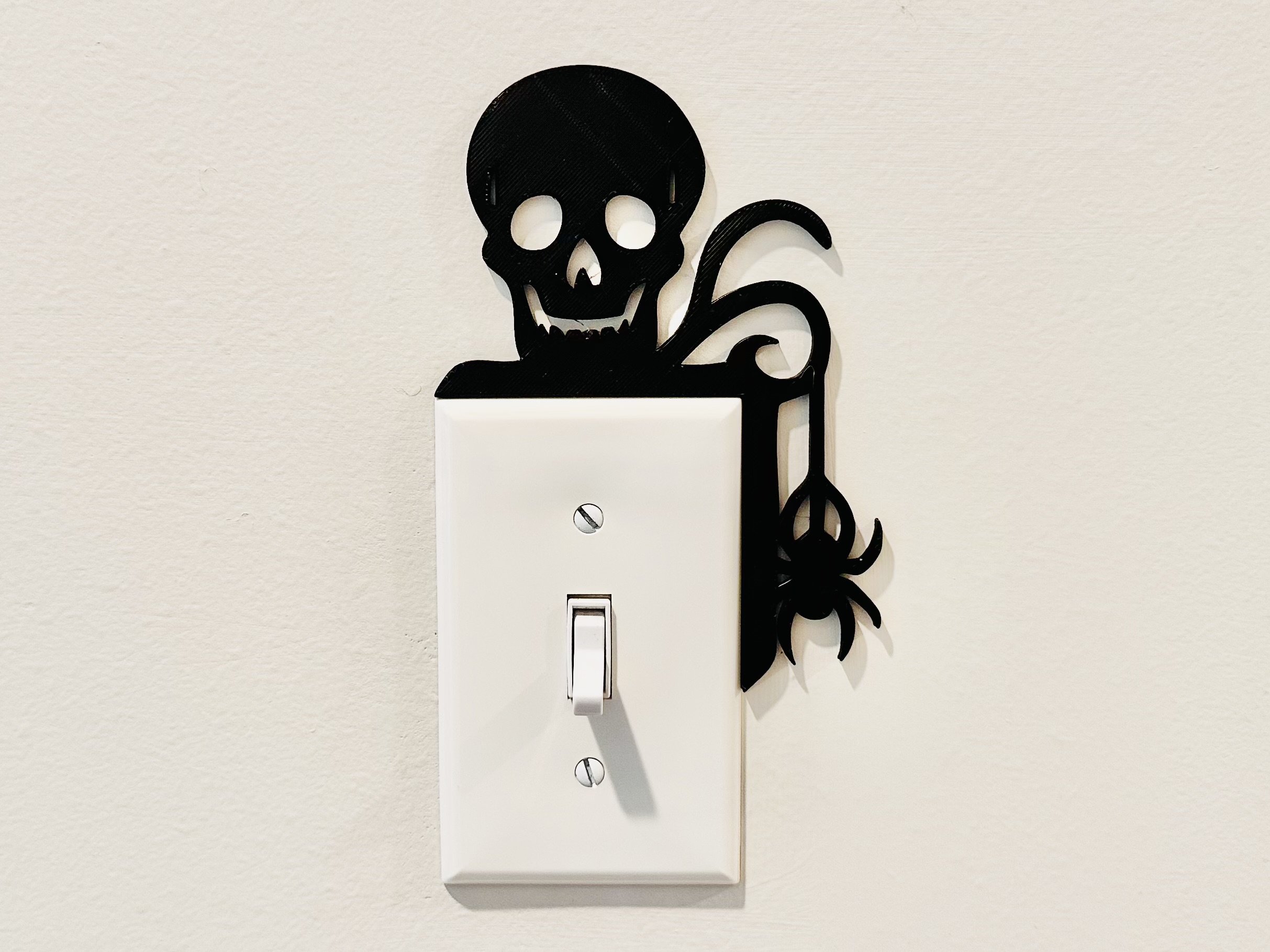 Light Switch Display - Halloween Skull