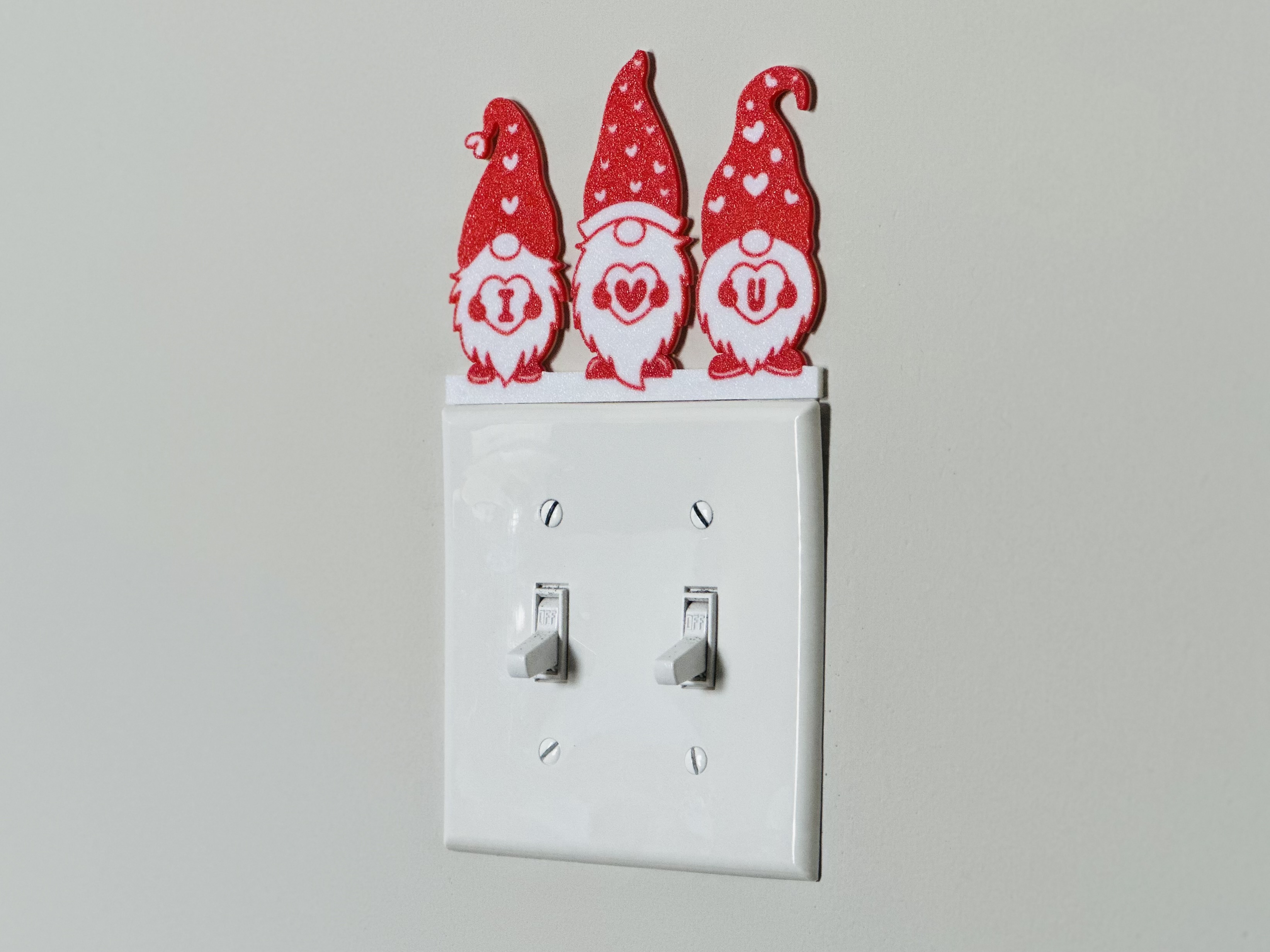 Light Switch Display - Gnome (I Love U)