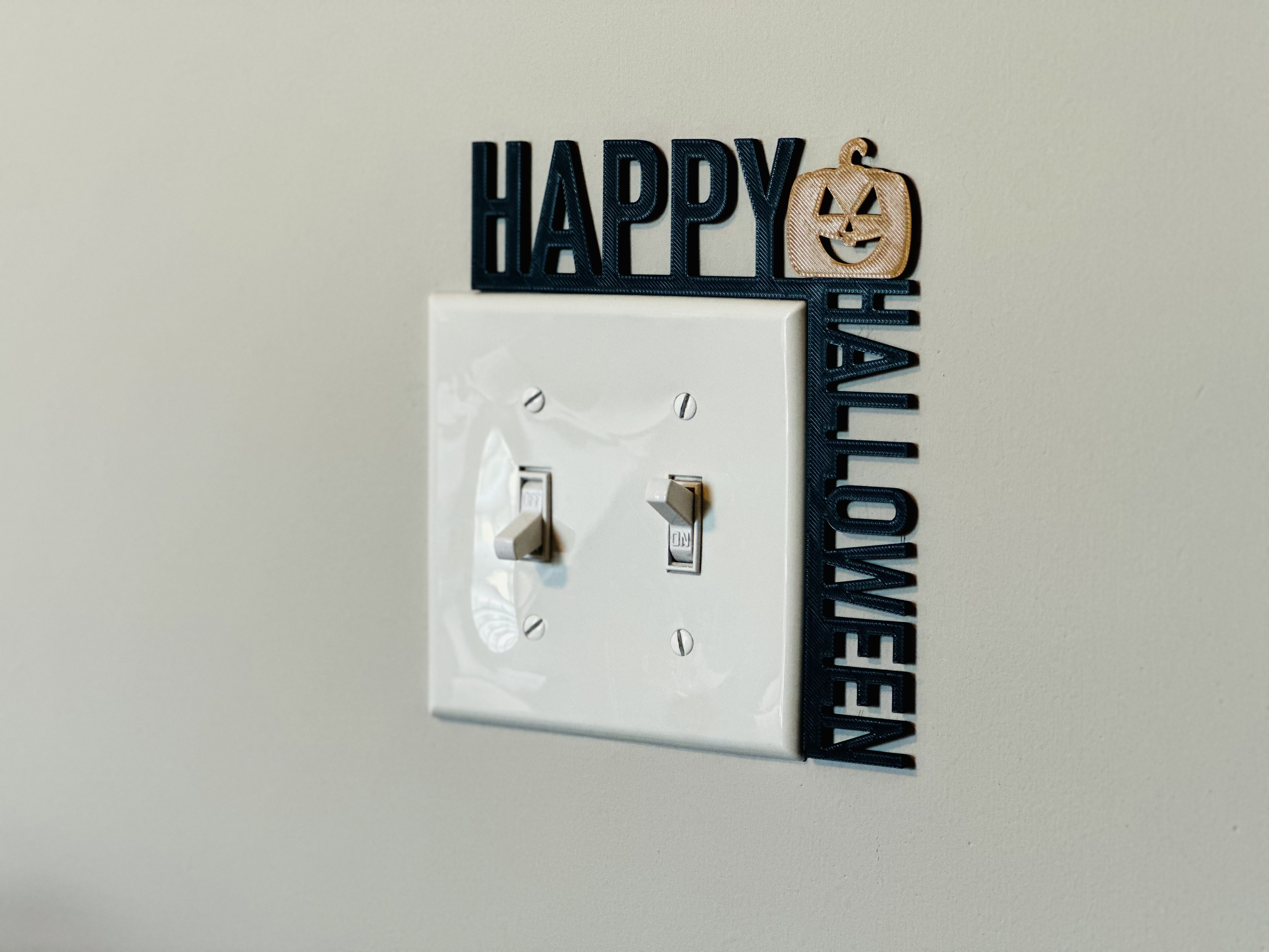 Light Switch Display - Happy Halloween