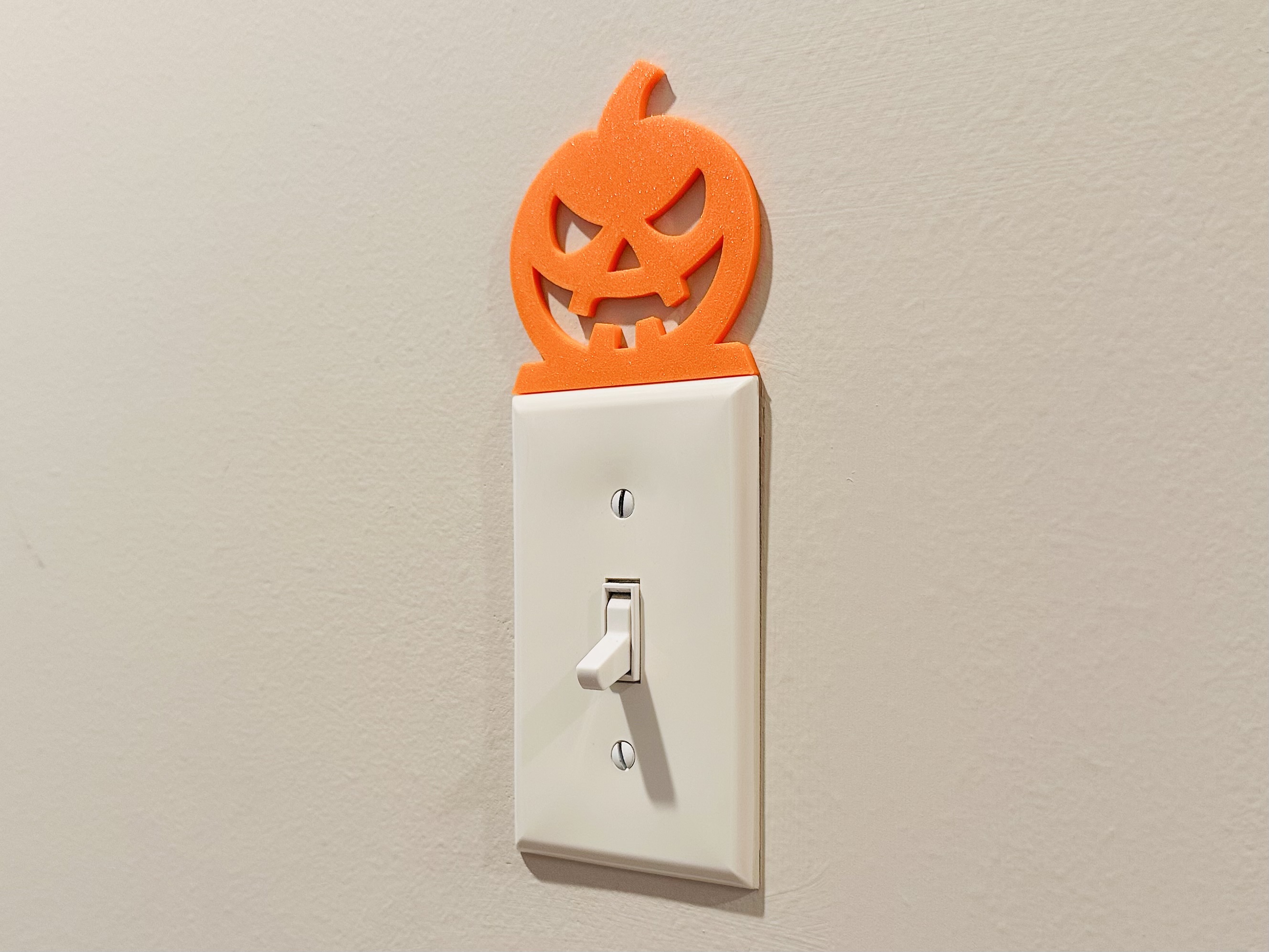Light Switch Display - Halloween Pumpkin