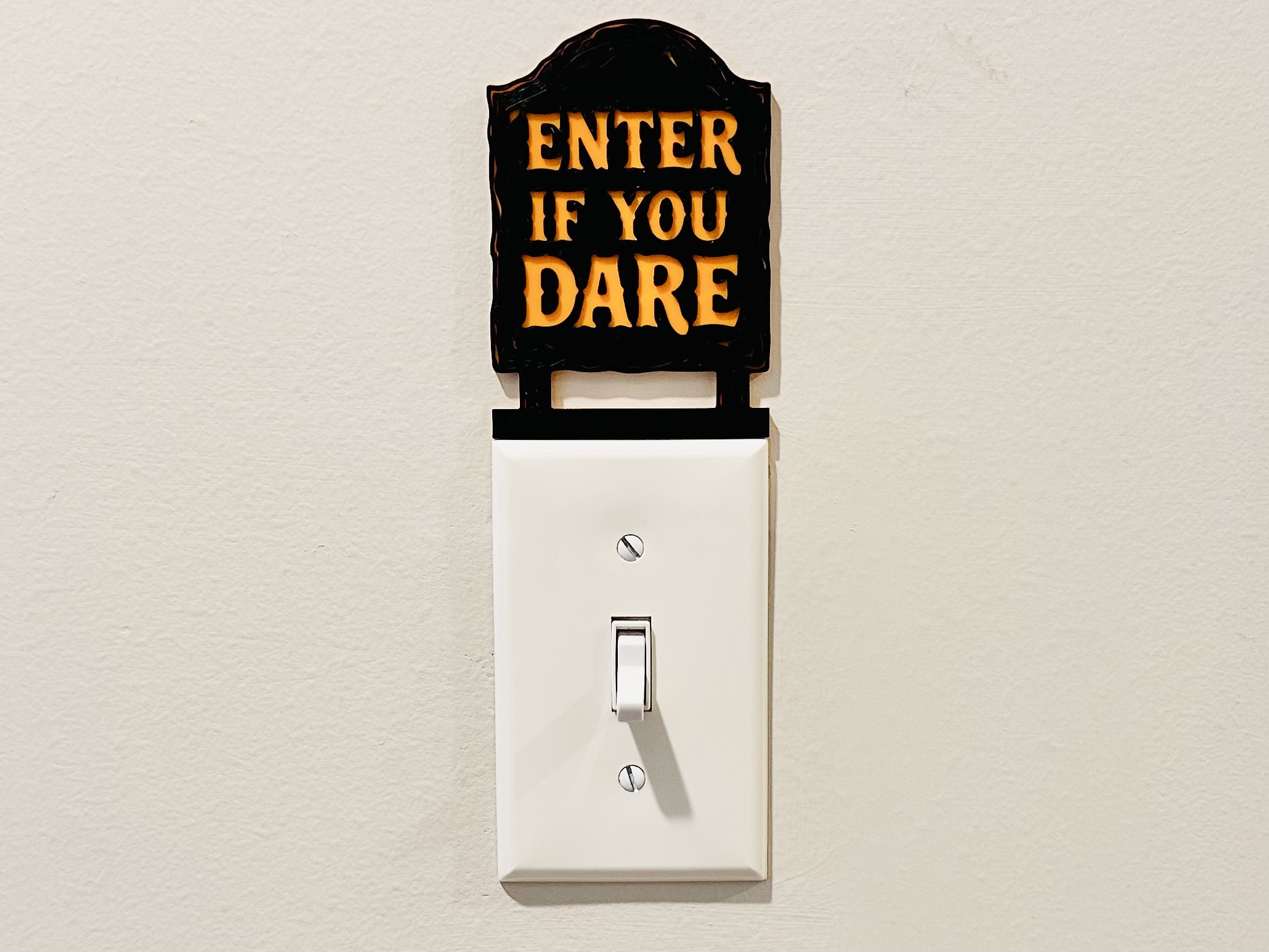 Light Switch Display -  Enter If You Dare