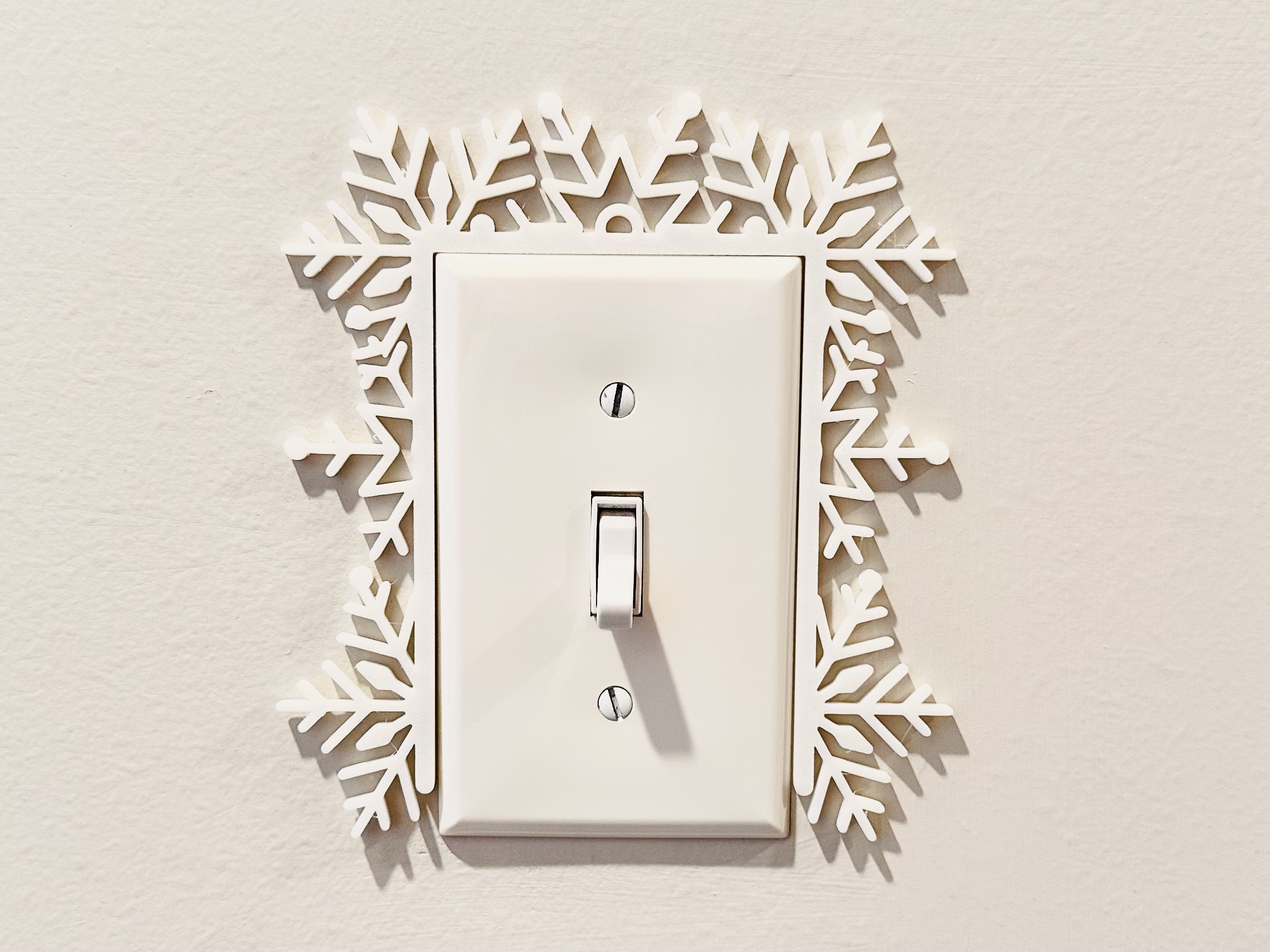 Light Switch Display - Snowflakes