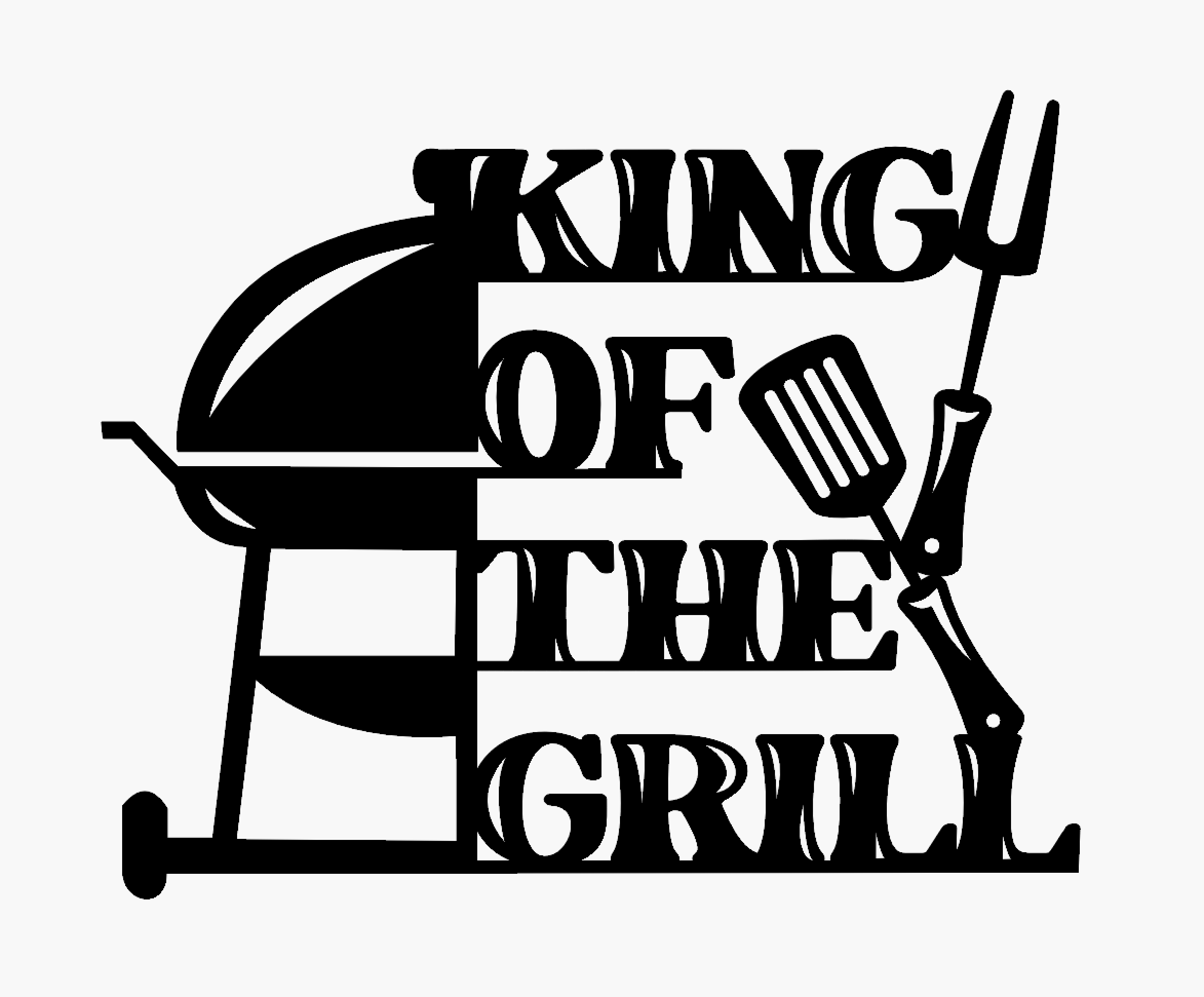 BBQ Wall Sign - King of the Grill