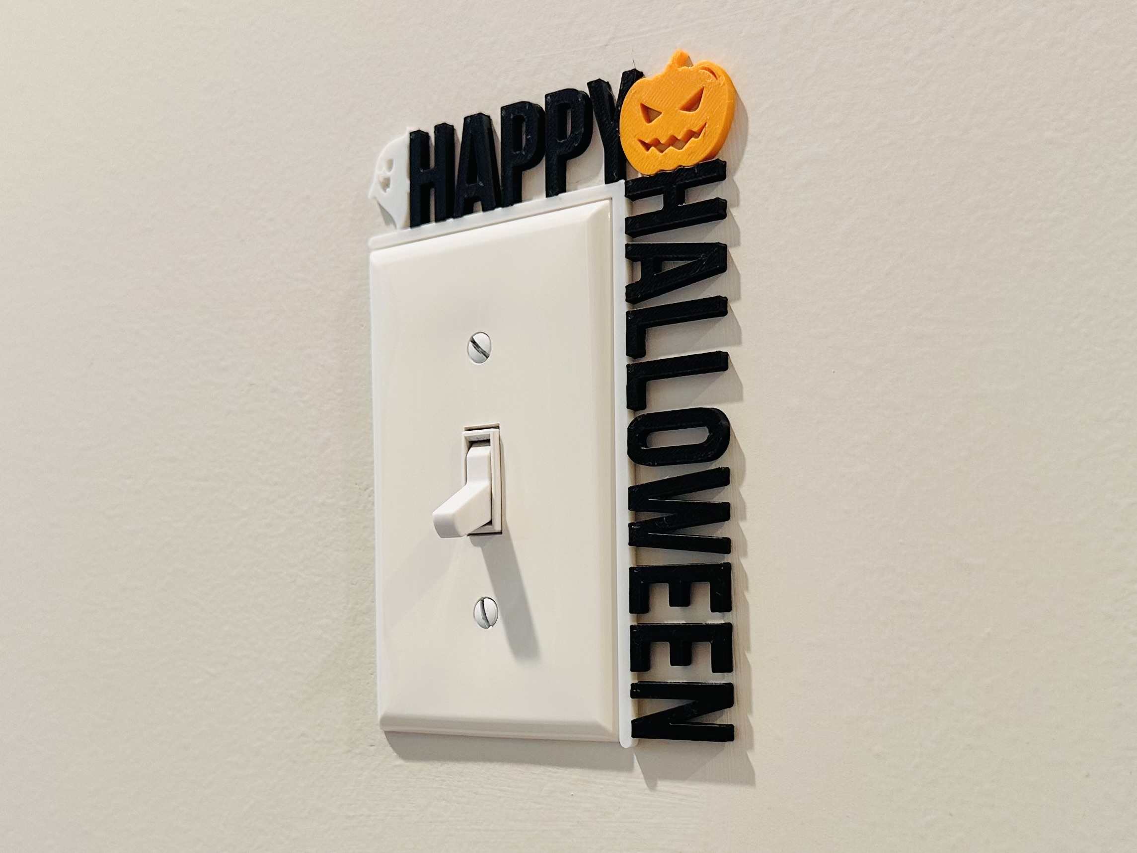 Light Switch Display - Happy Halloween
