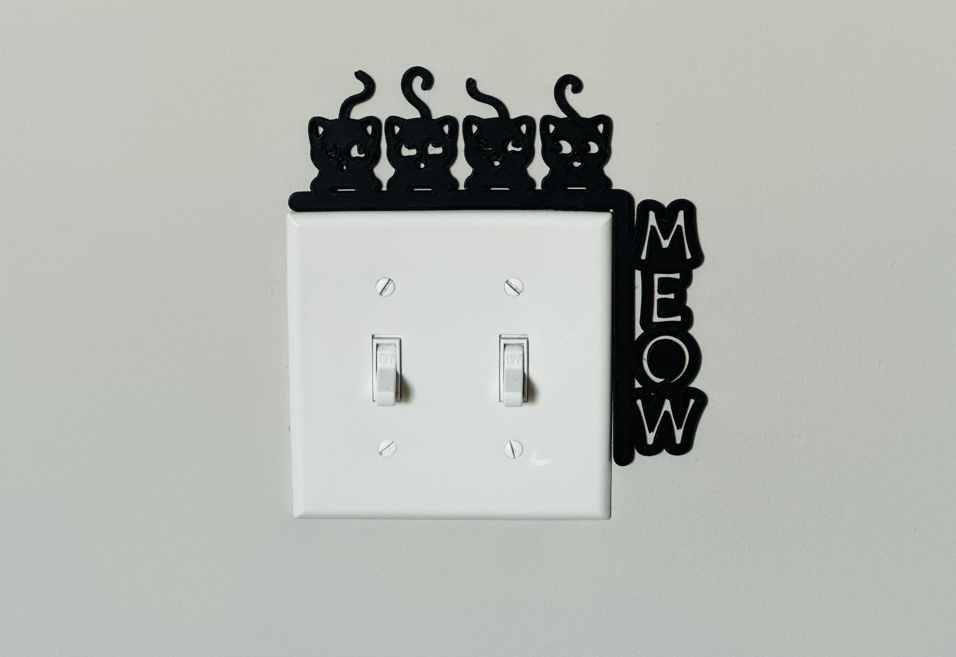 Light Switch Display - Cats