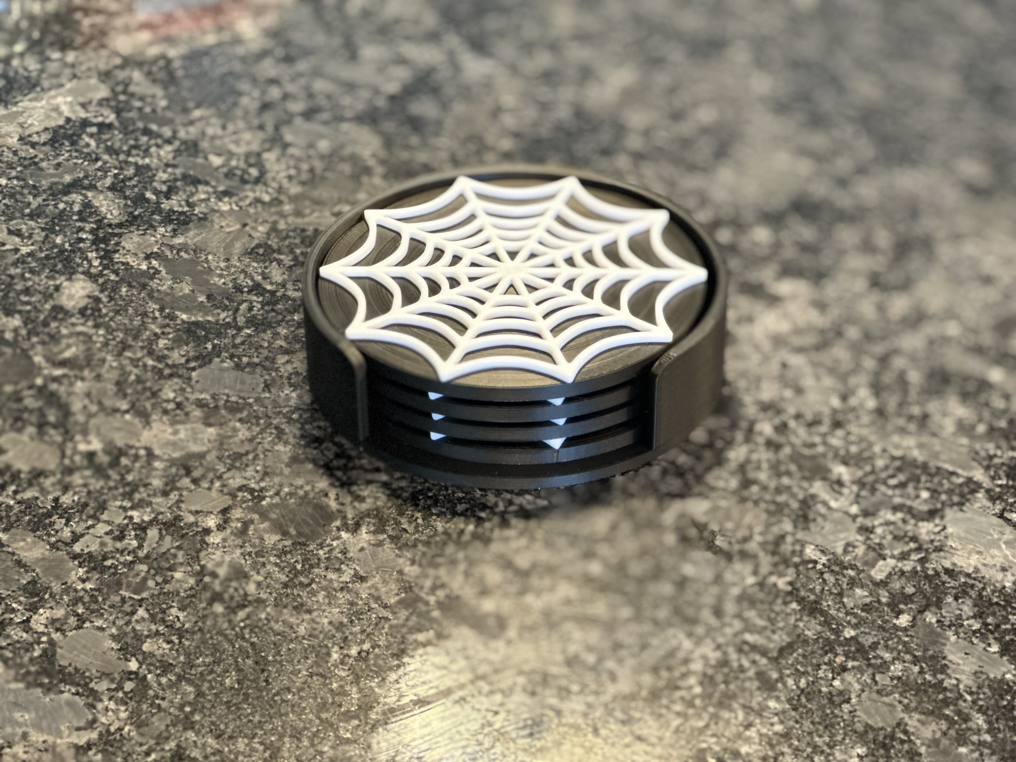 Drink Coaster Set - Spider Web