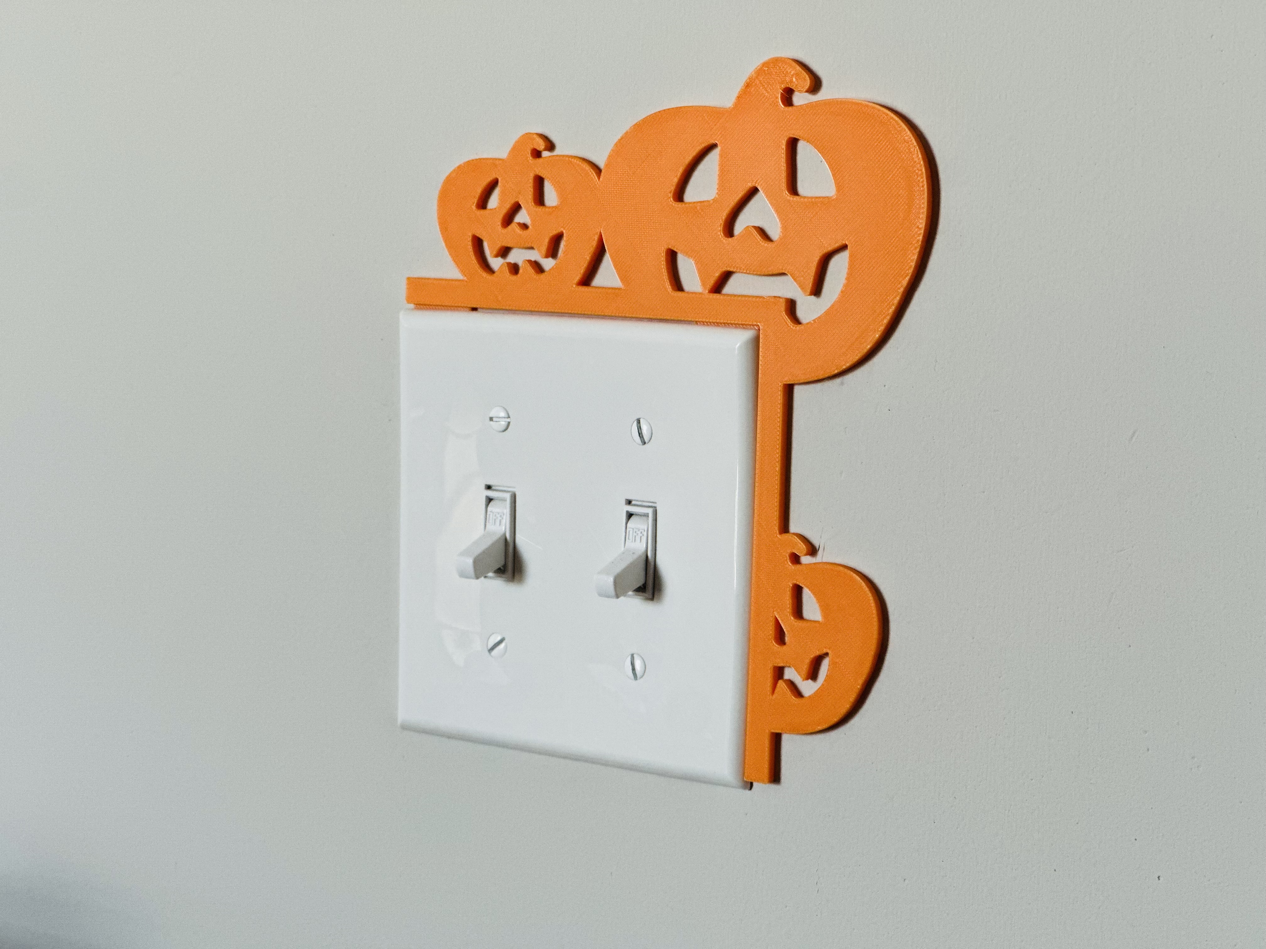 Light Switch Display - Pumpkins