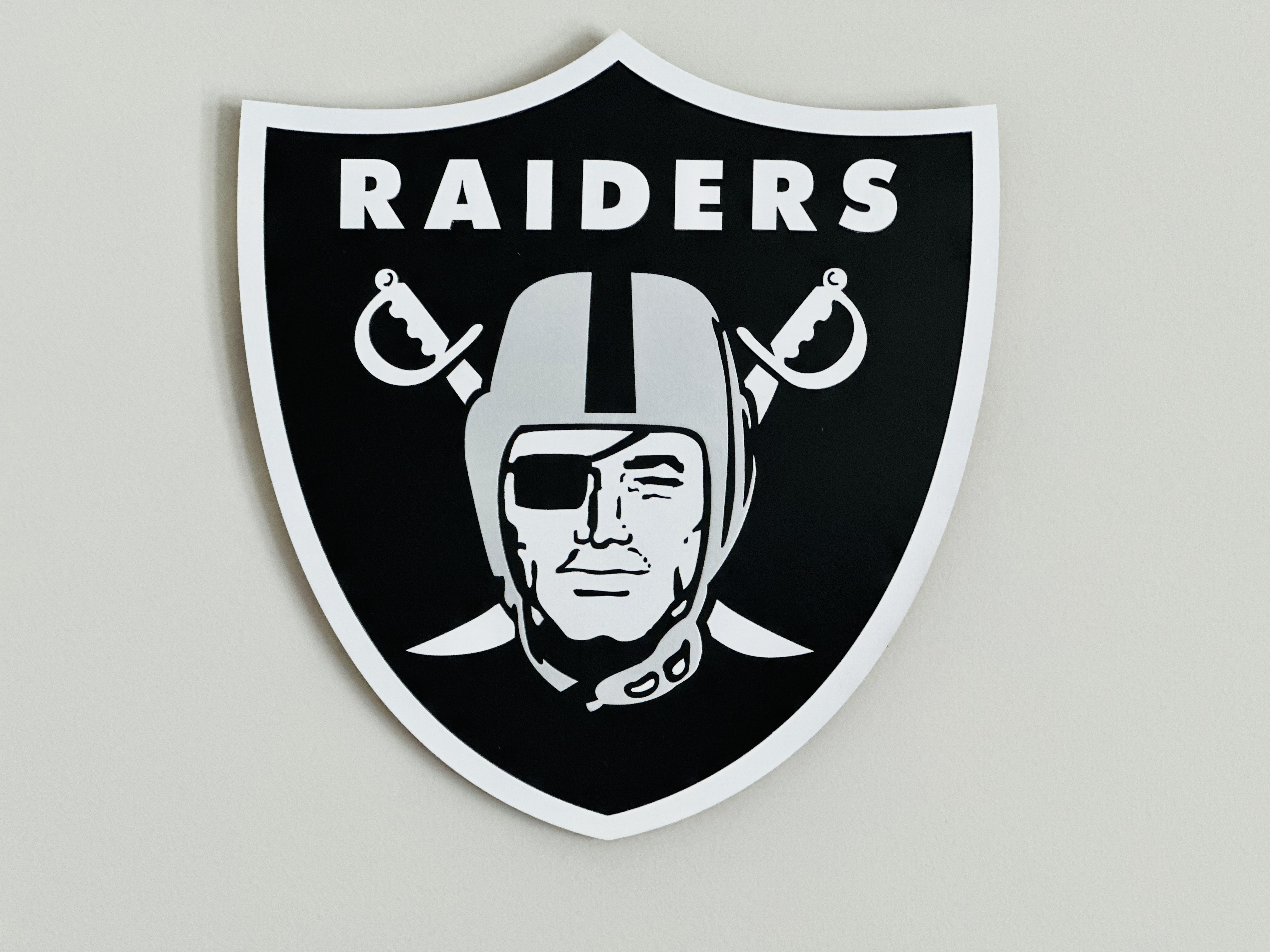 Wooden Sports Sign - Raiders