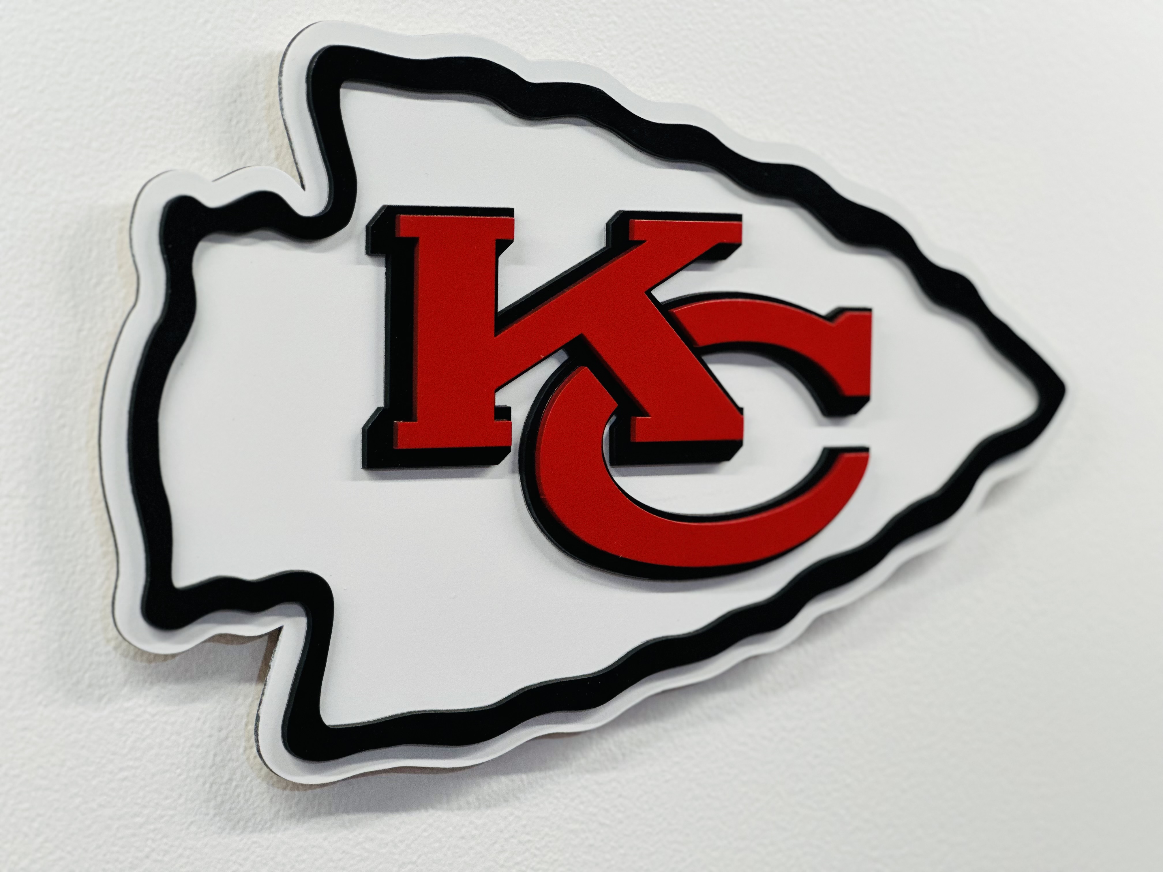 Wooden Sports Sign - KC Arrowhead