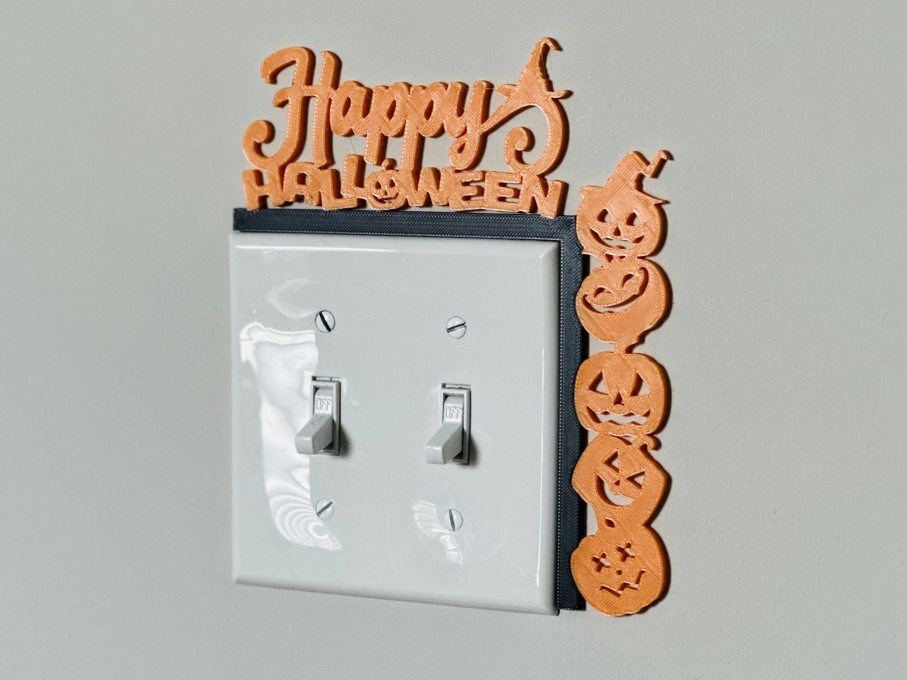 Light Switch Display - Happy Halloween
