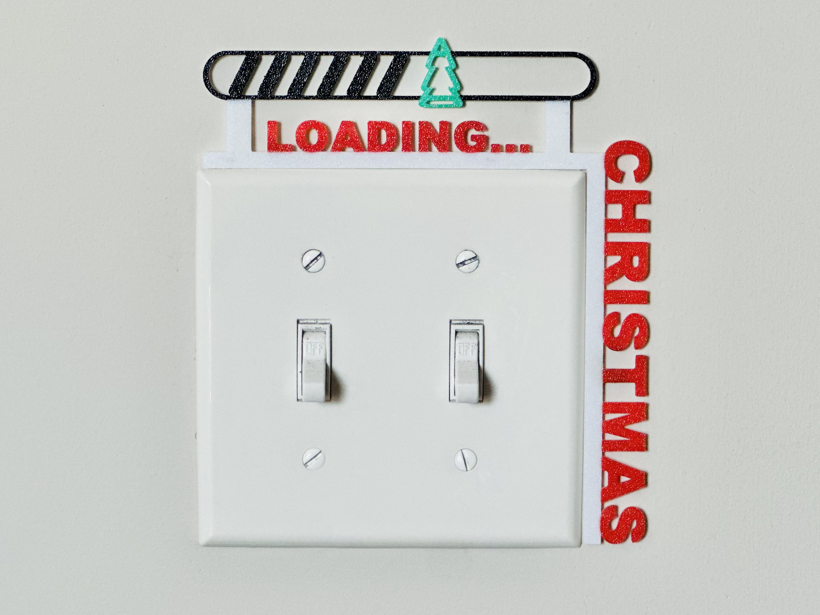 Light Switch Display - Loading Christmas