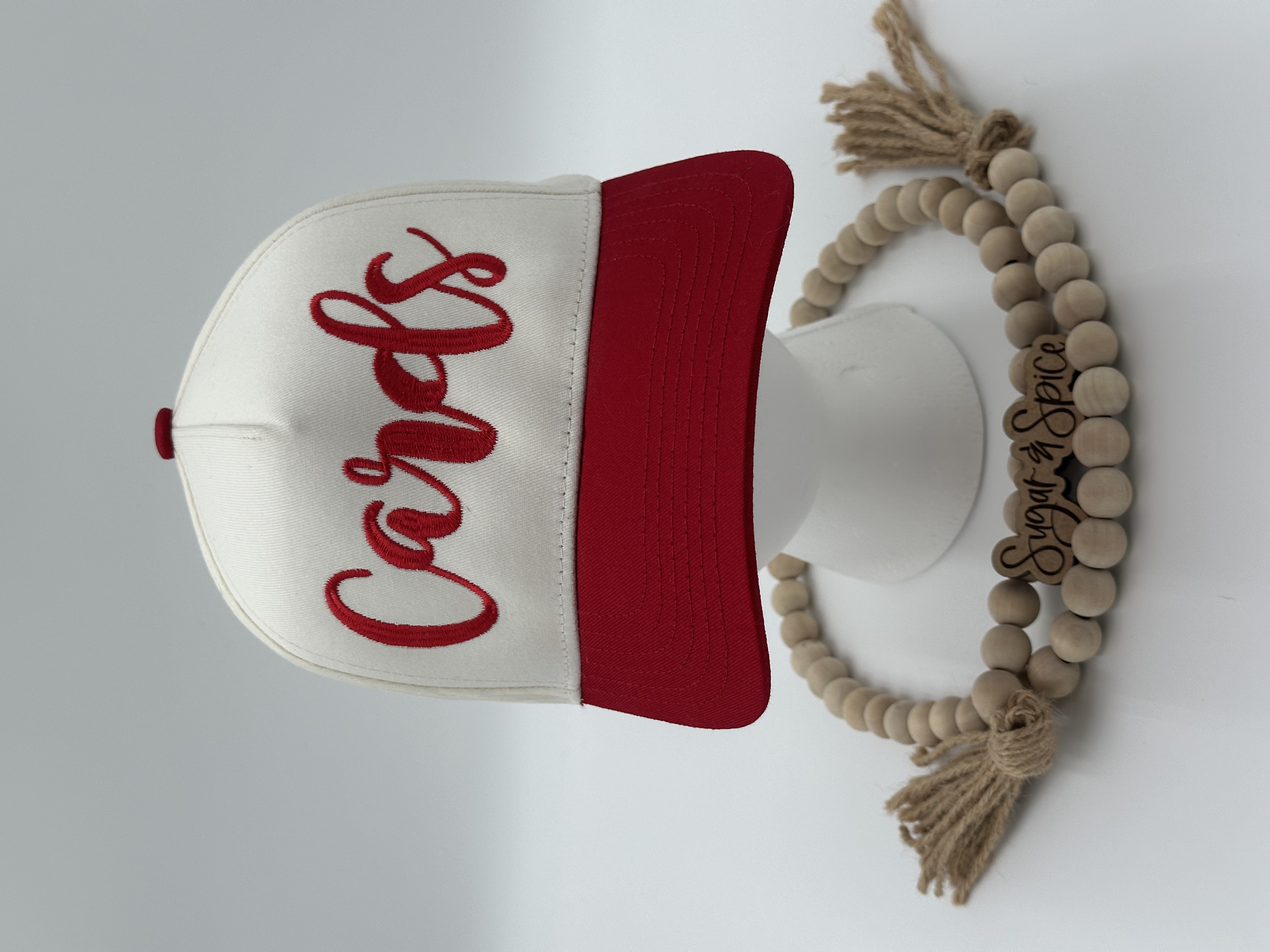 Game Day Vibes -  "Cards" Embroidered Two Tone Trucker Hat – Bold & Spirited Embroidery