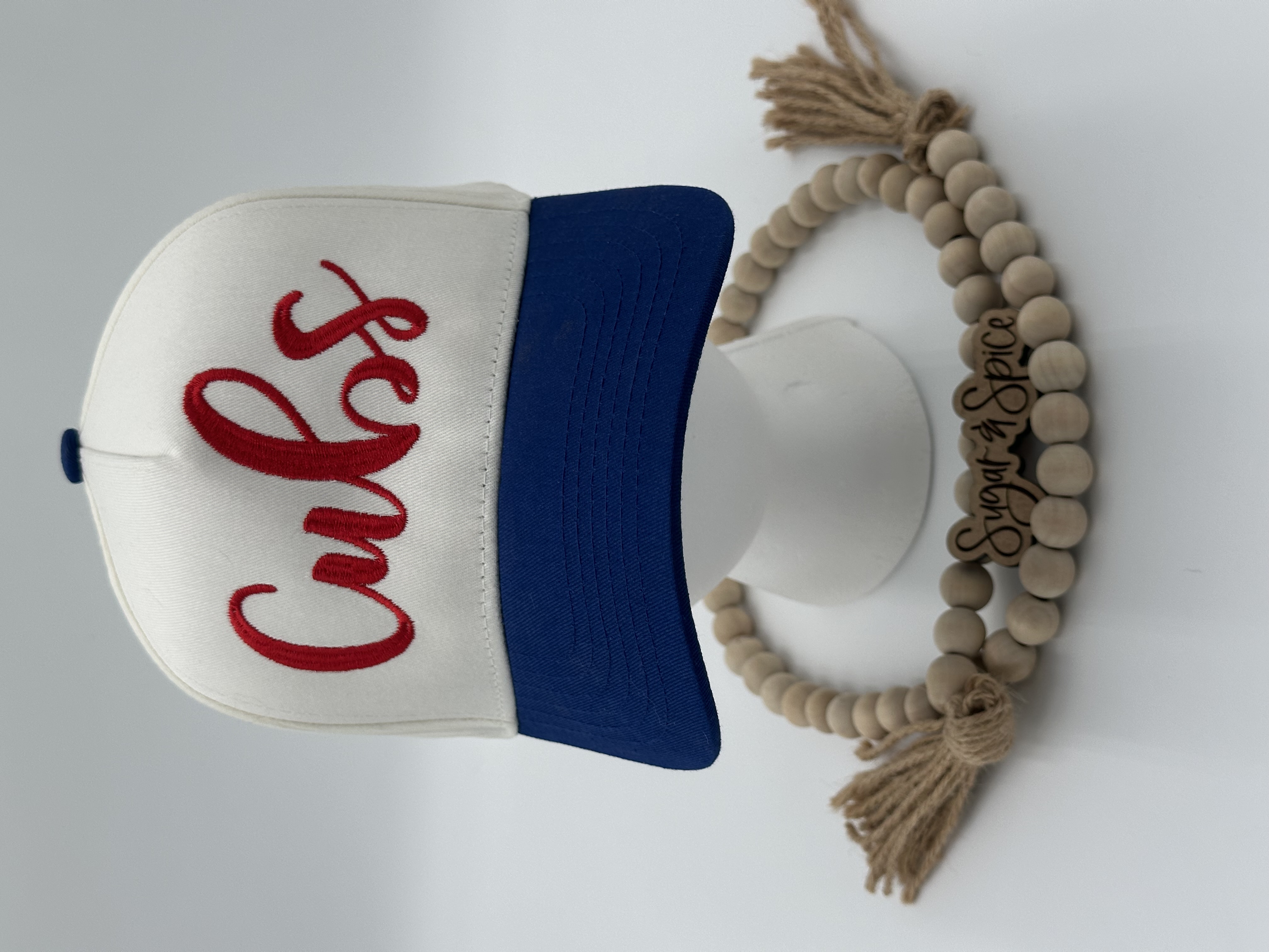 Game Day Vibes - "Cubs" Hat – Bold & Spirited Embroidered Two Tone Trucker Hat