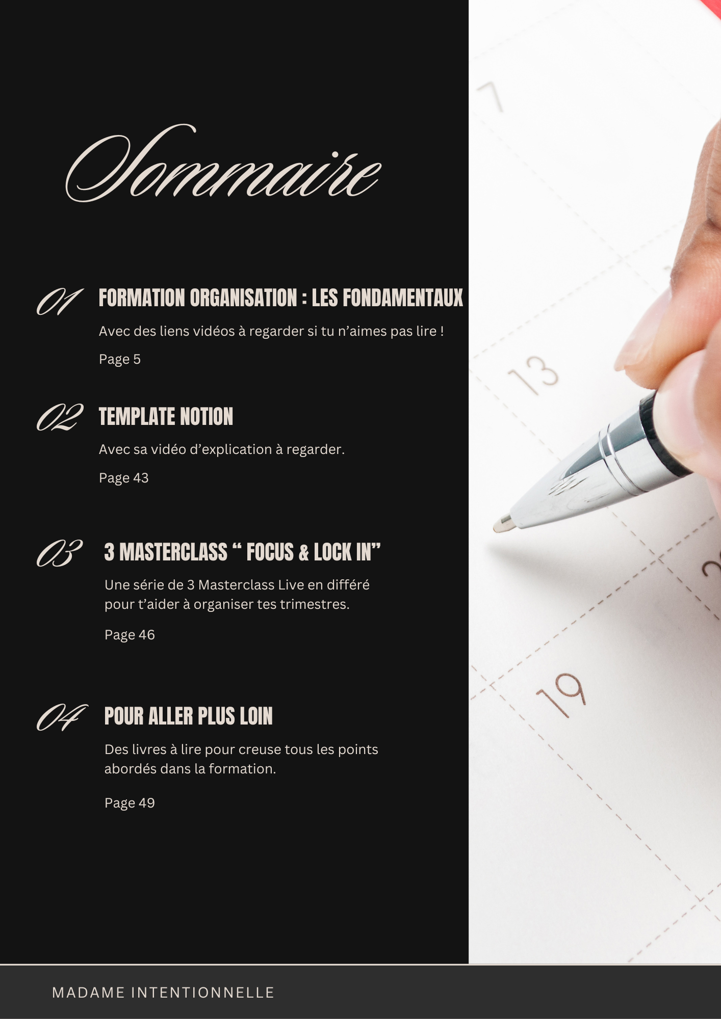 Intentionnelle dans mon Organisation