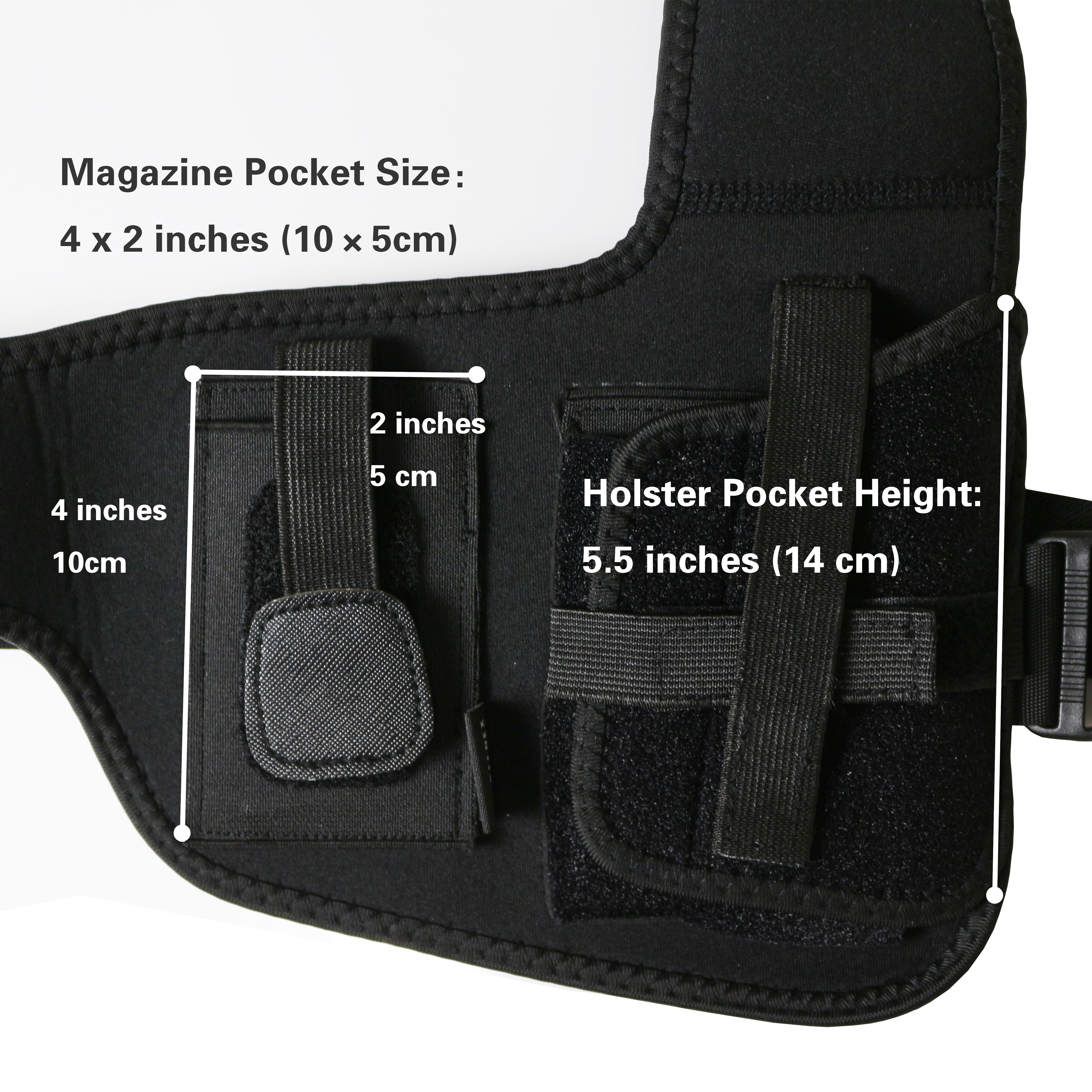 TACDEFNEX Shoulder Holster for Pistols – Adjustable, Breathable Fit for Glock, Sig, M&P