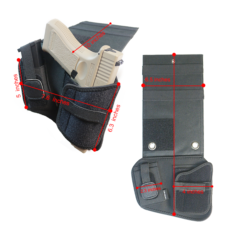 TACDEFNEX Bedside Gun Holster – Quick Access Pistol Holder for Nightstand, Car, or Desk