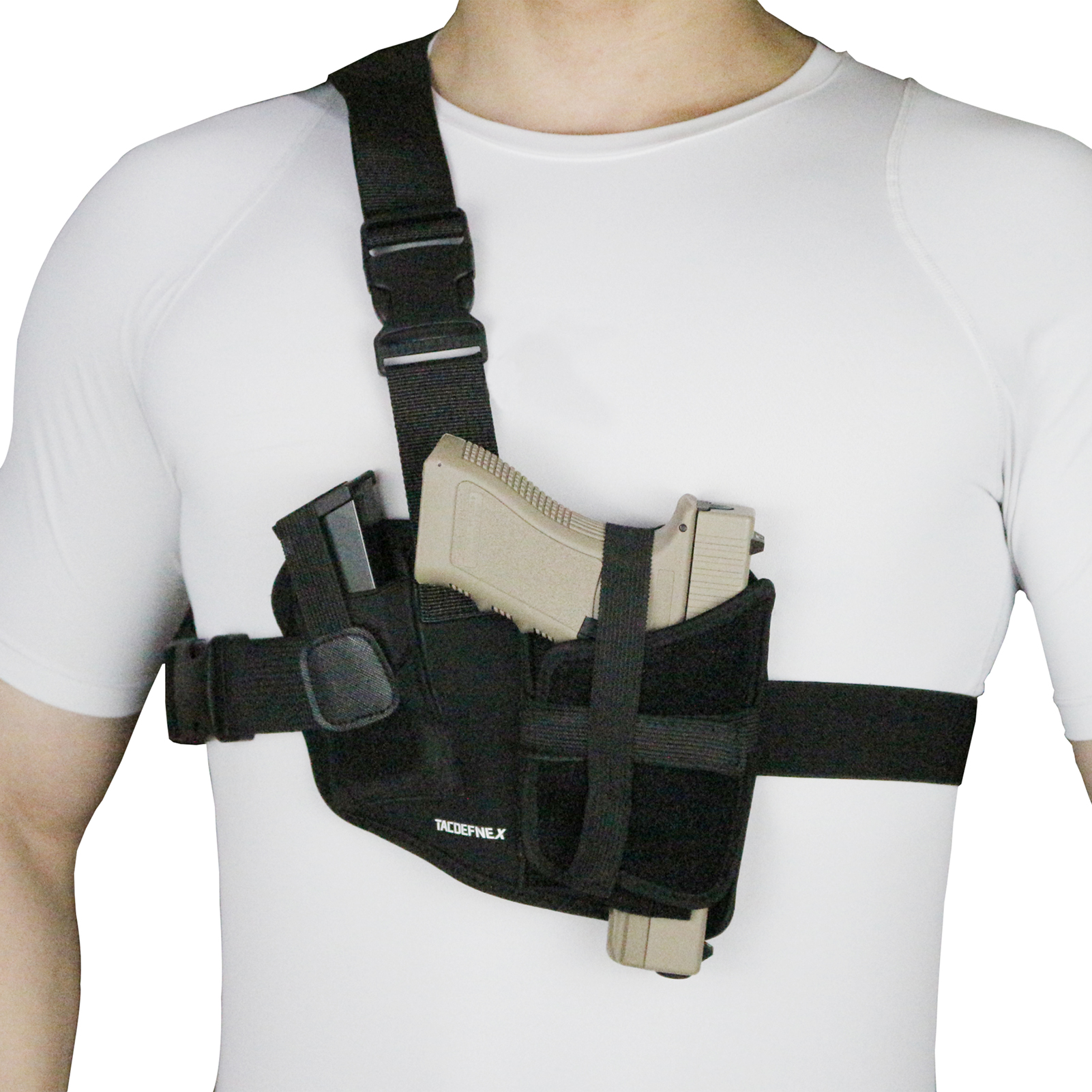 Universal Chest Holster for Pistols, Shoulder Holster 