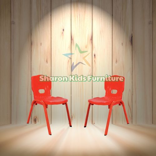 Children's Red Plastic Chairs(Model No. SF-156)