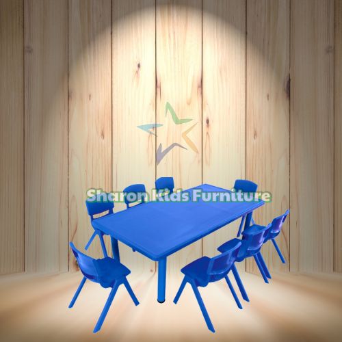 Children's Blue Table without chairs (Model No.SF-110)