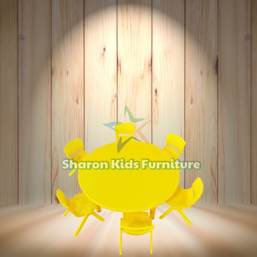 Yellow Kids Table without chair (Model No.SF-114)