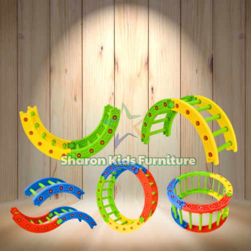 Colorful Kids Climbing Arches and Rings (Model No.SF-9052-A)