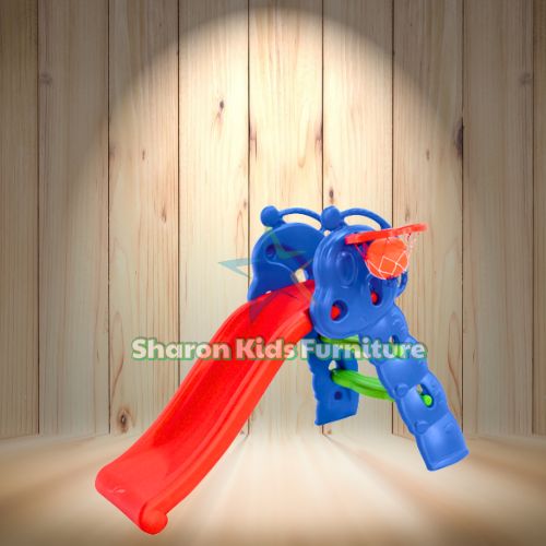 Kids Indoor Slide with Basketball Hoop (Model No.SF-912)