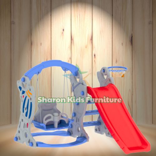 3-in-1 Kids Swing, Slide, and Basketball Set (Model No.SF-924)