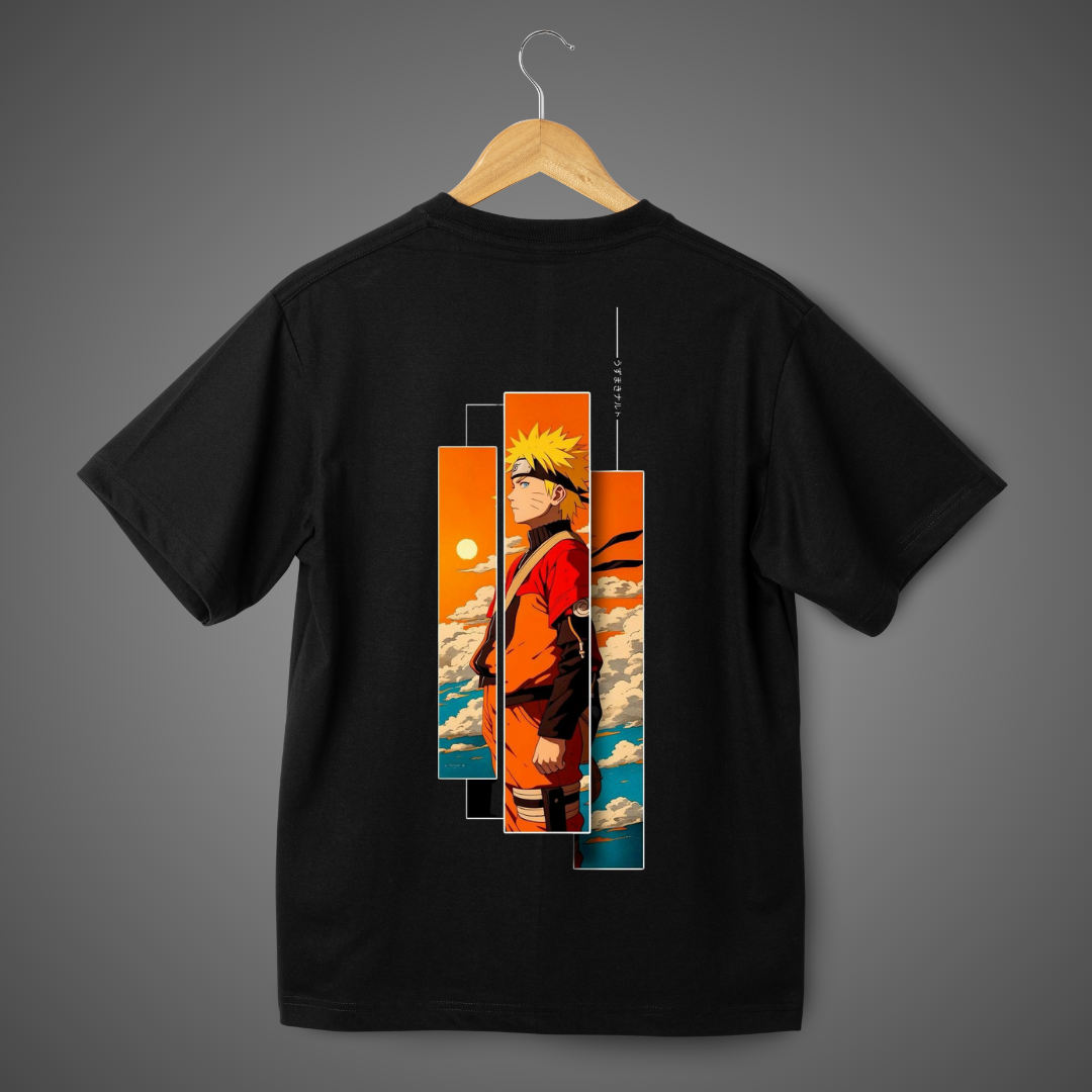 DropFlex "Naruto Hustle Slides" Premium Tee