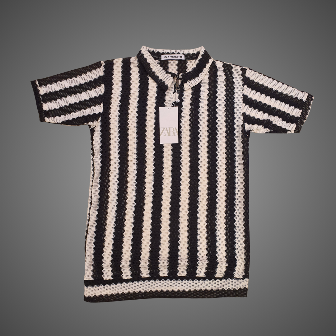 Black woven belt