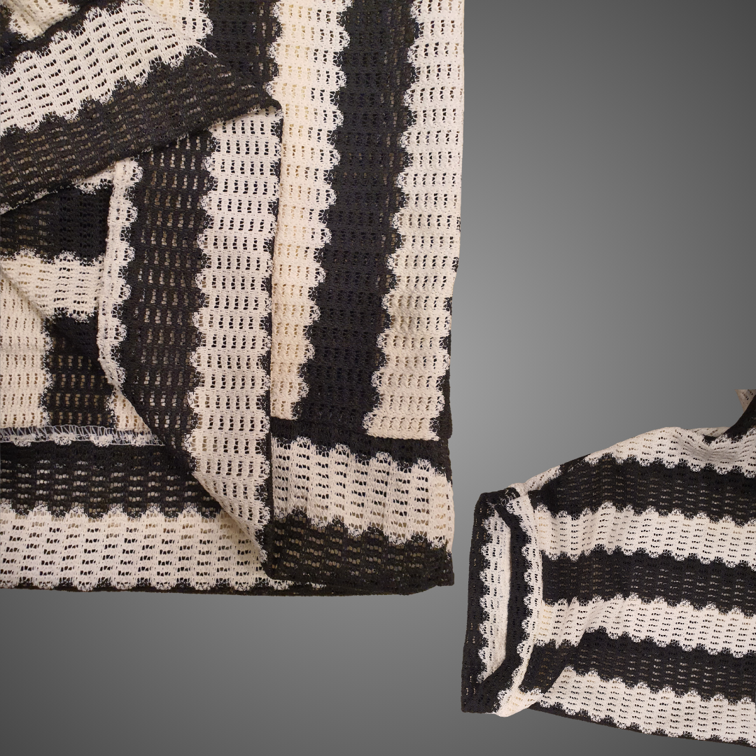 Black woven belt
