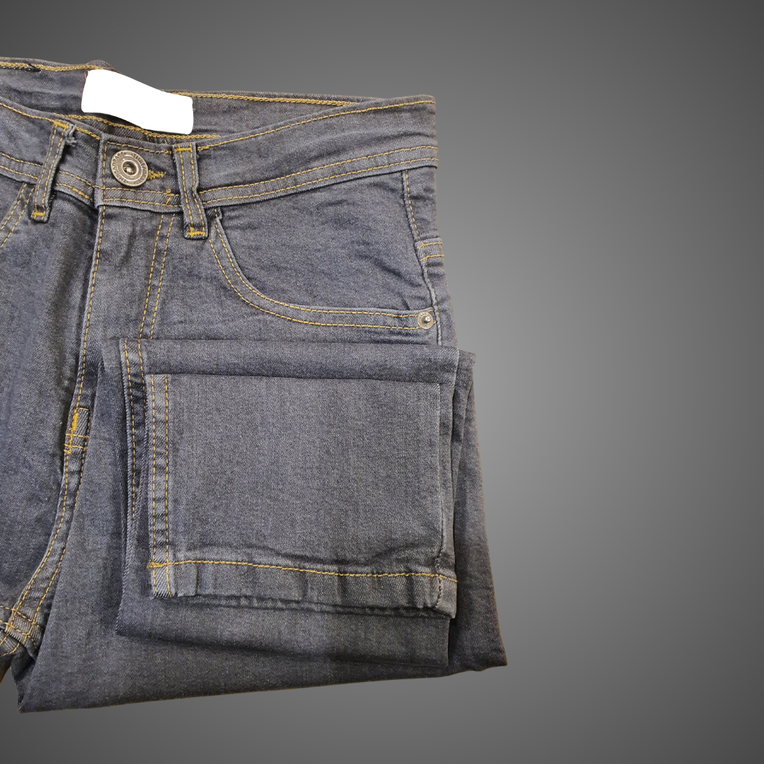 Classic Grey Denim Jeans