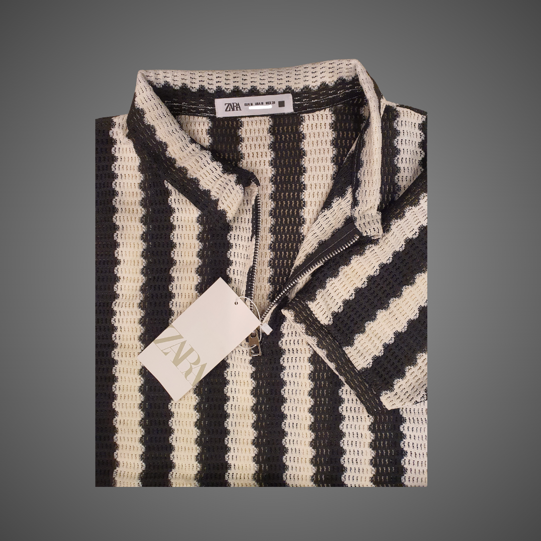 Black woven belt